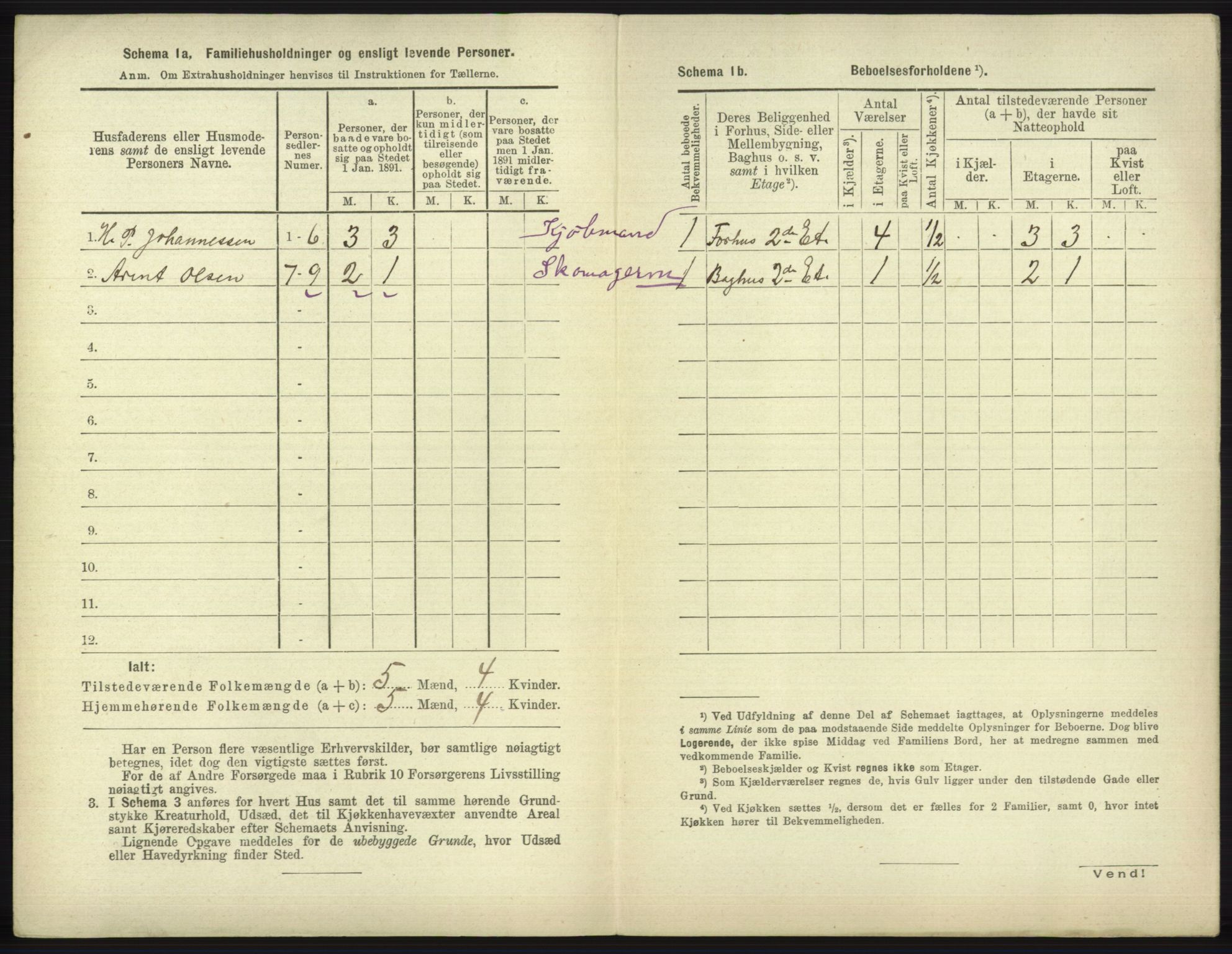 RA, 1891 census for 1902 Tromsø, 1891, p. 3994