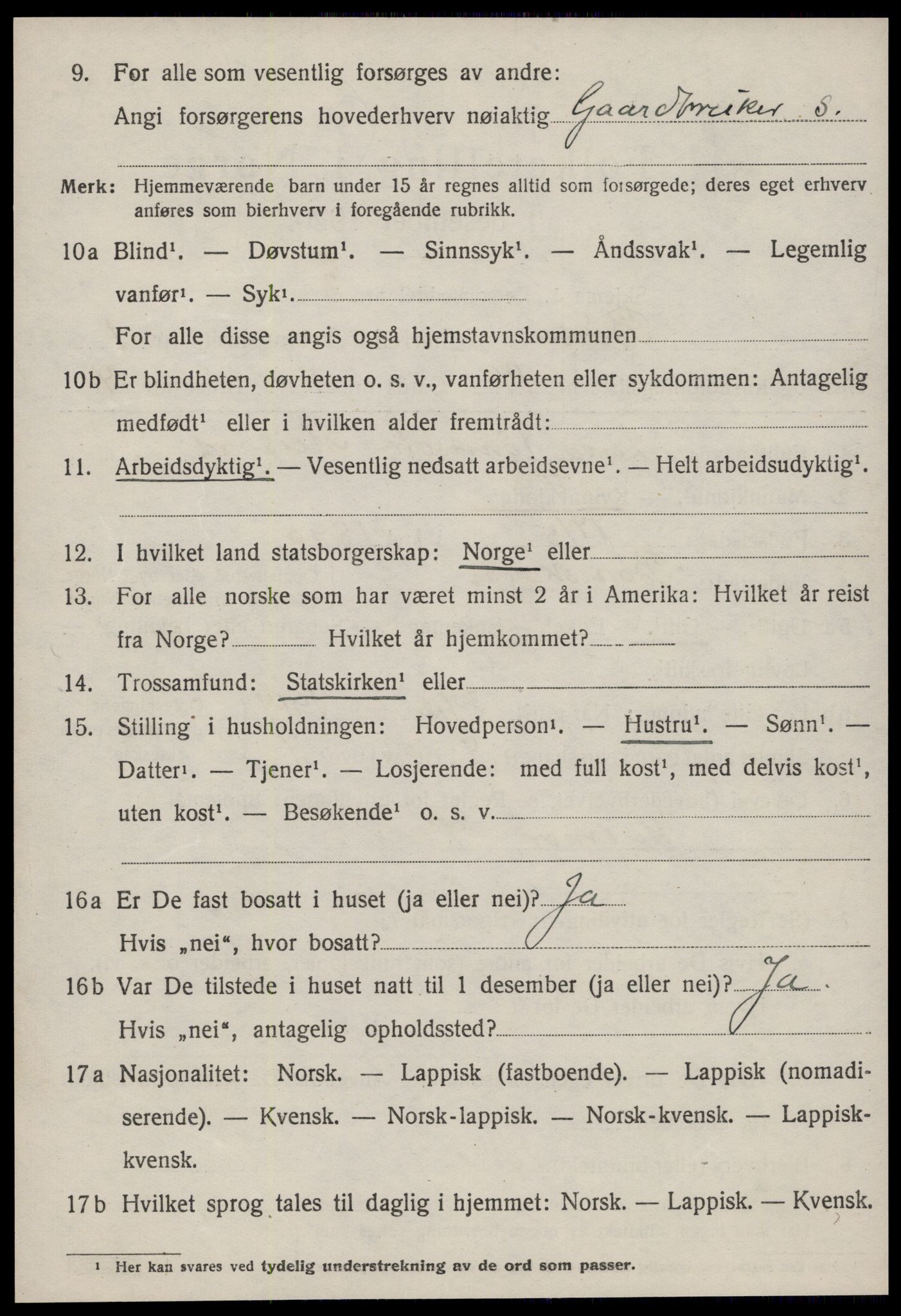 SAT, 1920 census for Børsa, 1920, p. 732