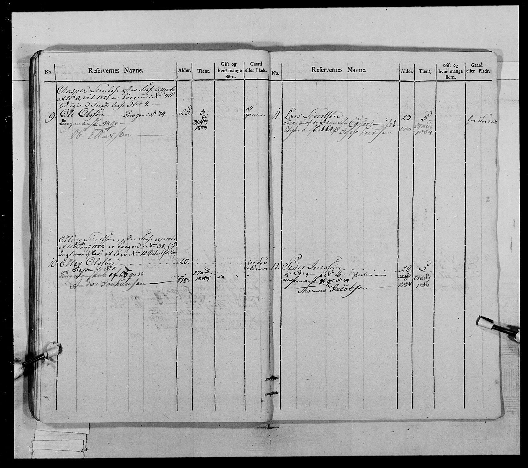 Generalitets- og kommissariatskollegiet, Det kongelige norske kommissariatskollegium, AV/RA-EA-5420/E/Eh/L0022a: Trondheimske dragonregiment, 1804-1807, p. 56