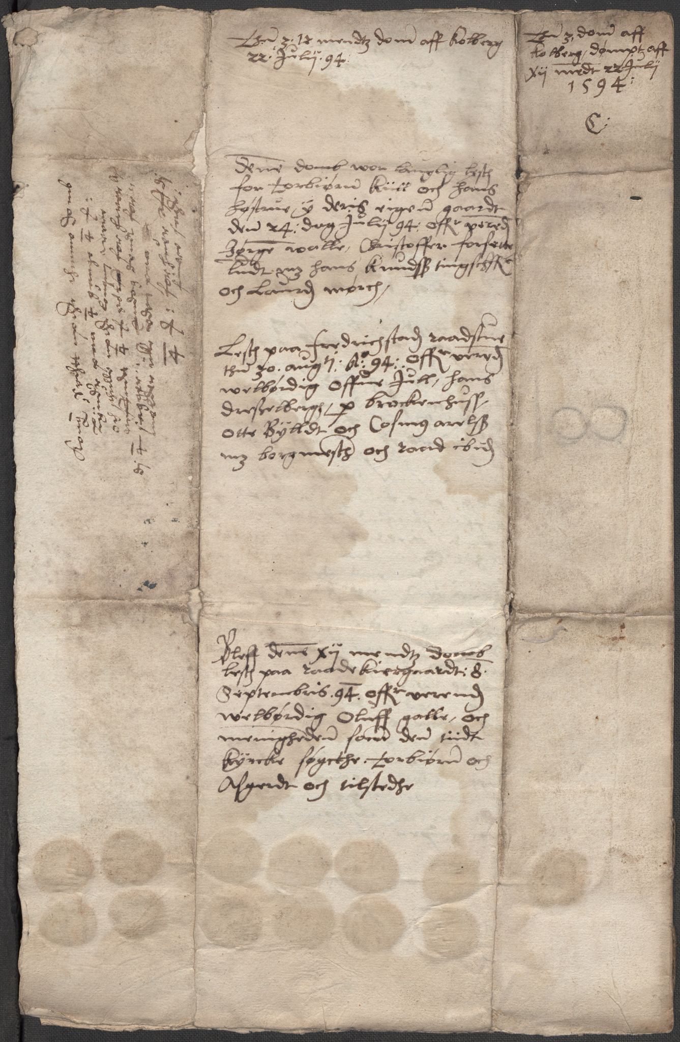 Riksarkivets diplomsamling, RA/EA-5965/F15/L0003: Prestearkiv - Østfold, 1594-1700, p. 67