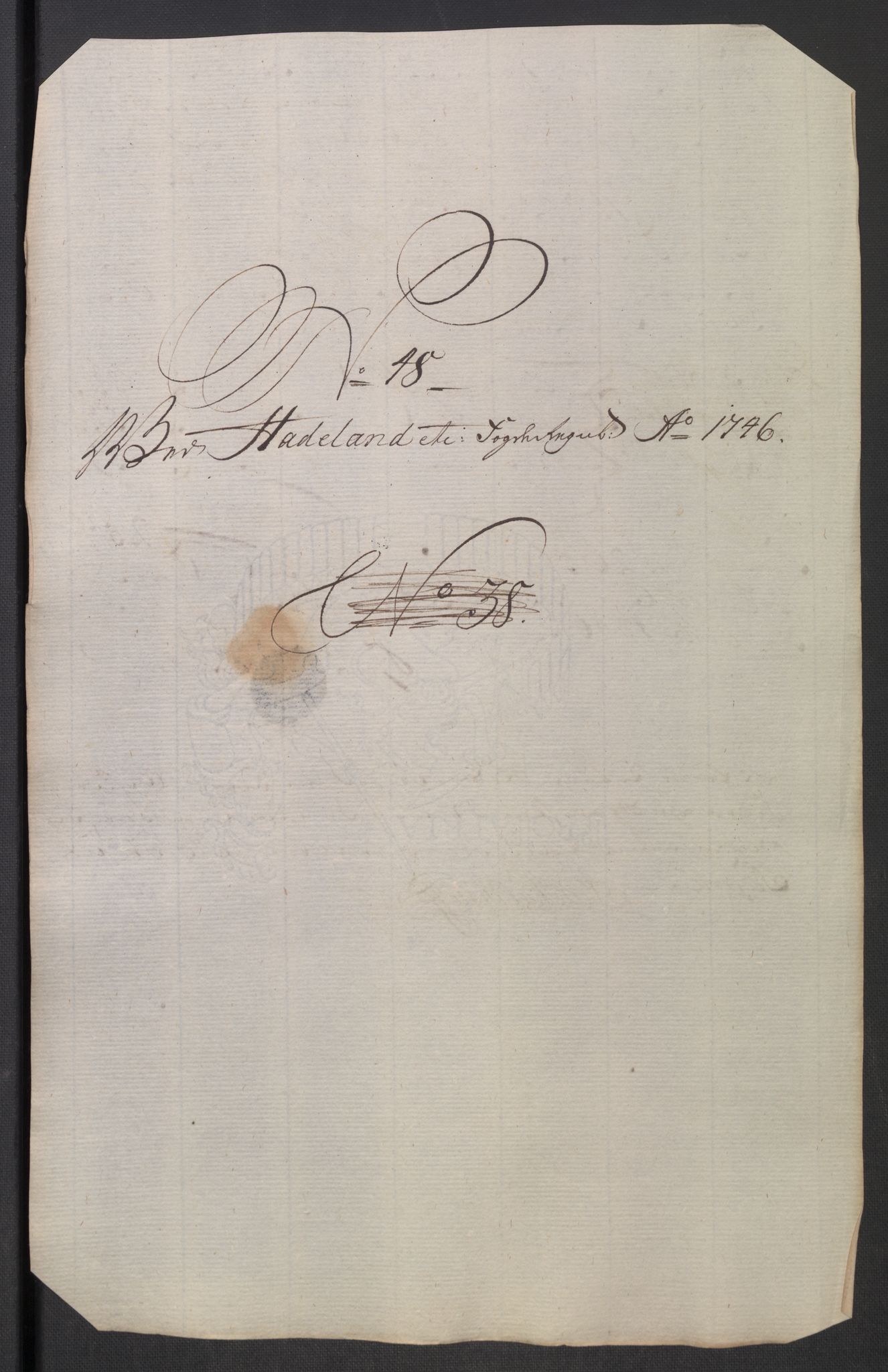 Rentekammeret inntil 1814, Reviderte regnskaper, Fogderegnskap, RA/EA-4092/R18/L1345: Fogderegnskap Hadeland, Toten og Valdres, 1745-1746, p. 495