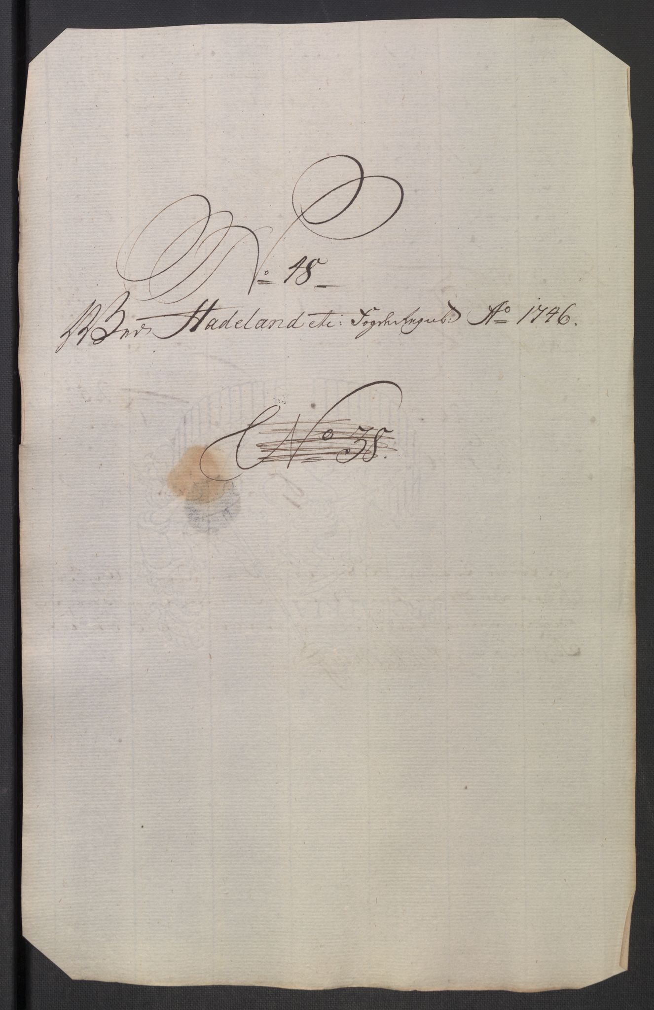 Rentekammeret inntil 1814, Reviderte regnskaper, Fogderegnskap, AV/RA-EA-4092/R18/L1345: Fogderegnskap Hadeland, Toten og Valdres, 1745-1746, p. 495