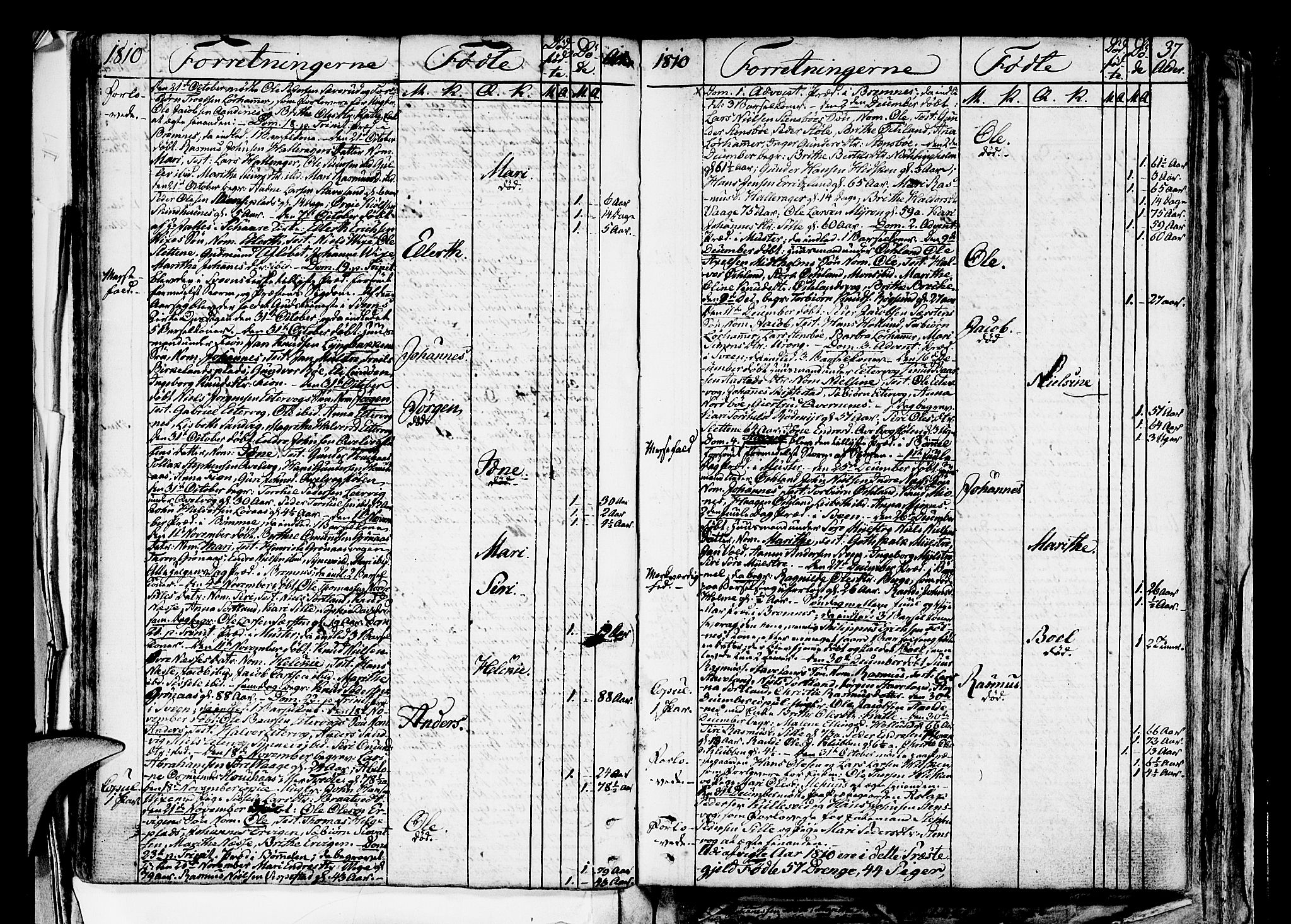 Finnås sokneprestembete, SAB/A-99925/H/Ha/Haa/Haaa/L0004: Parish register (official) no. A 4, 1804-1830, p. 37