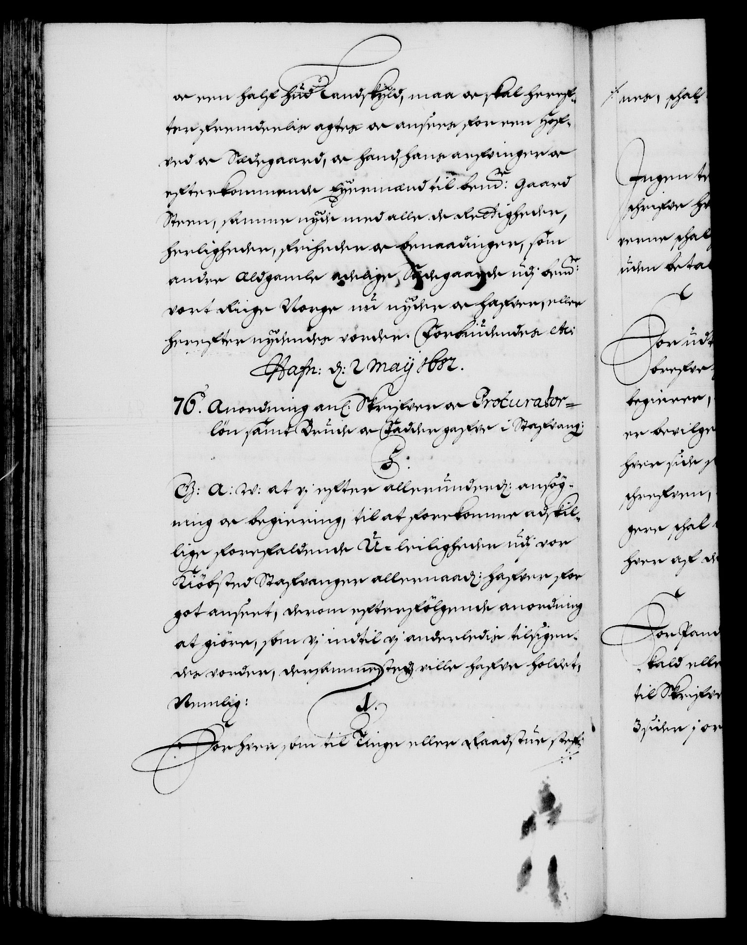 Danske Kanselli 1572-1799, RA/EA-3023/F/Fc/Fca/Fcaa/L0013: Norske registre (mikrofilm), 1681-1684, p. 195b