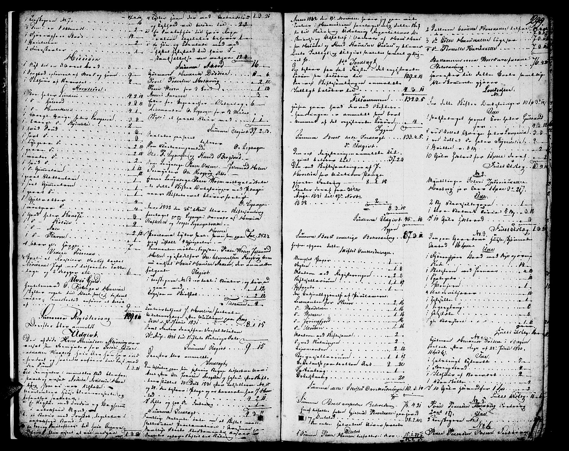 Søre Sunnmøre sorenskriveri, AV/SAT-A-4122/1/3/3A/L0011: Skifte- / Skifteutloddings- / Skifteslutningsprotokollar, 1831-1835, p. 298b-299a