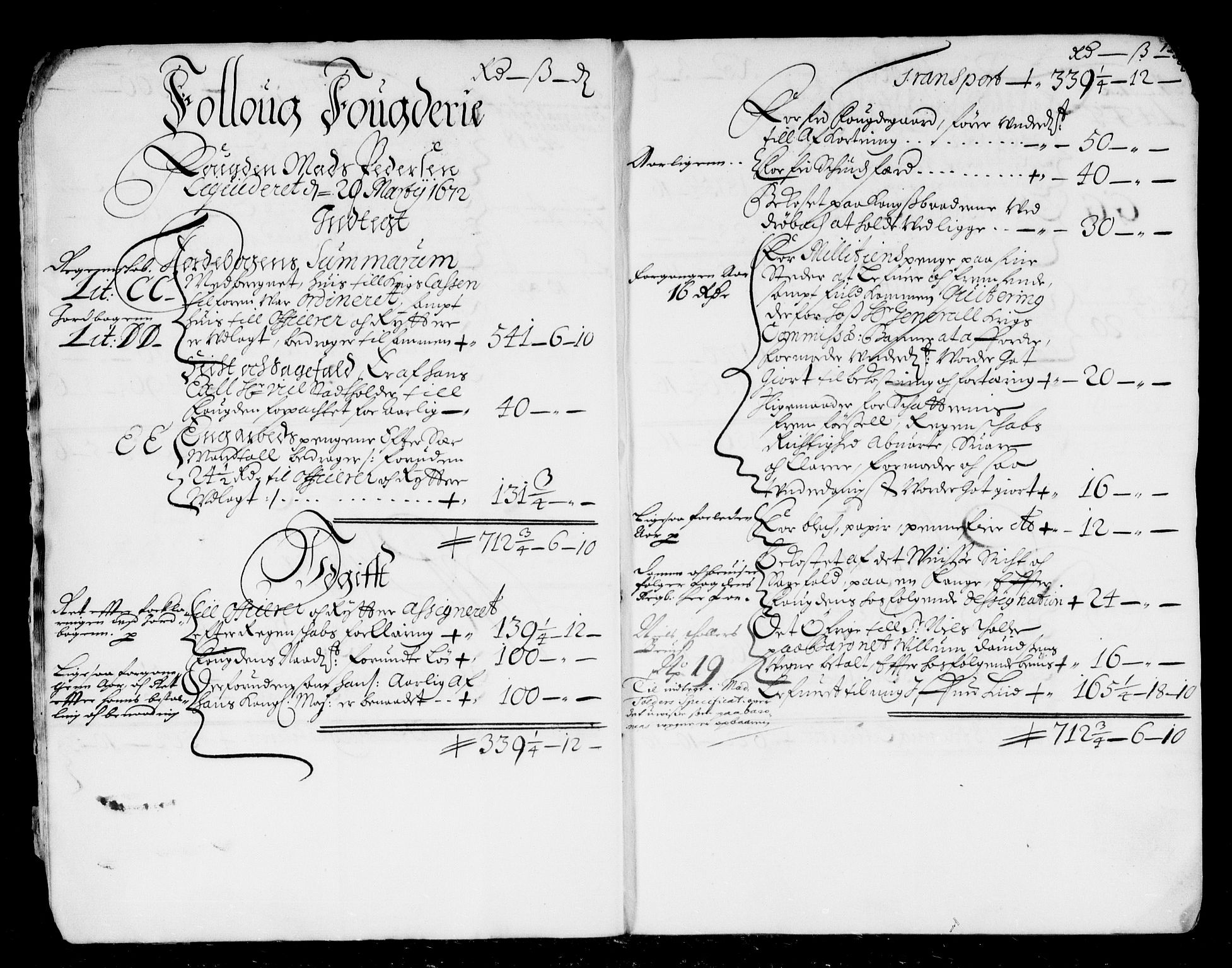 Rentekammeret inntil 1814, Reviderte regnskaper, Stiftamtstueregnskaper, Landkommissariatet på Akershus og Akershus stiftamt, AV/RA-EA-5869/R/Rb/L0075: Akershus stiftamt, 1671