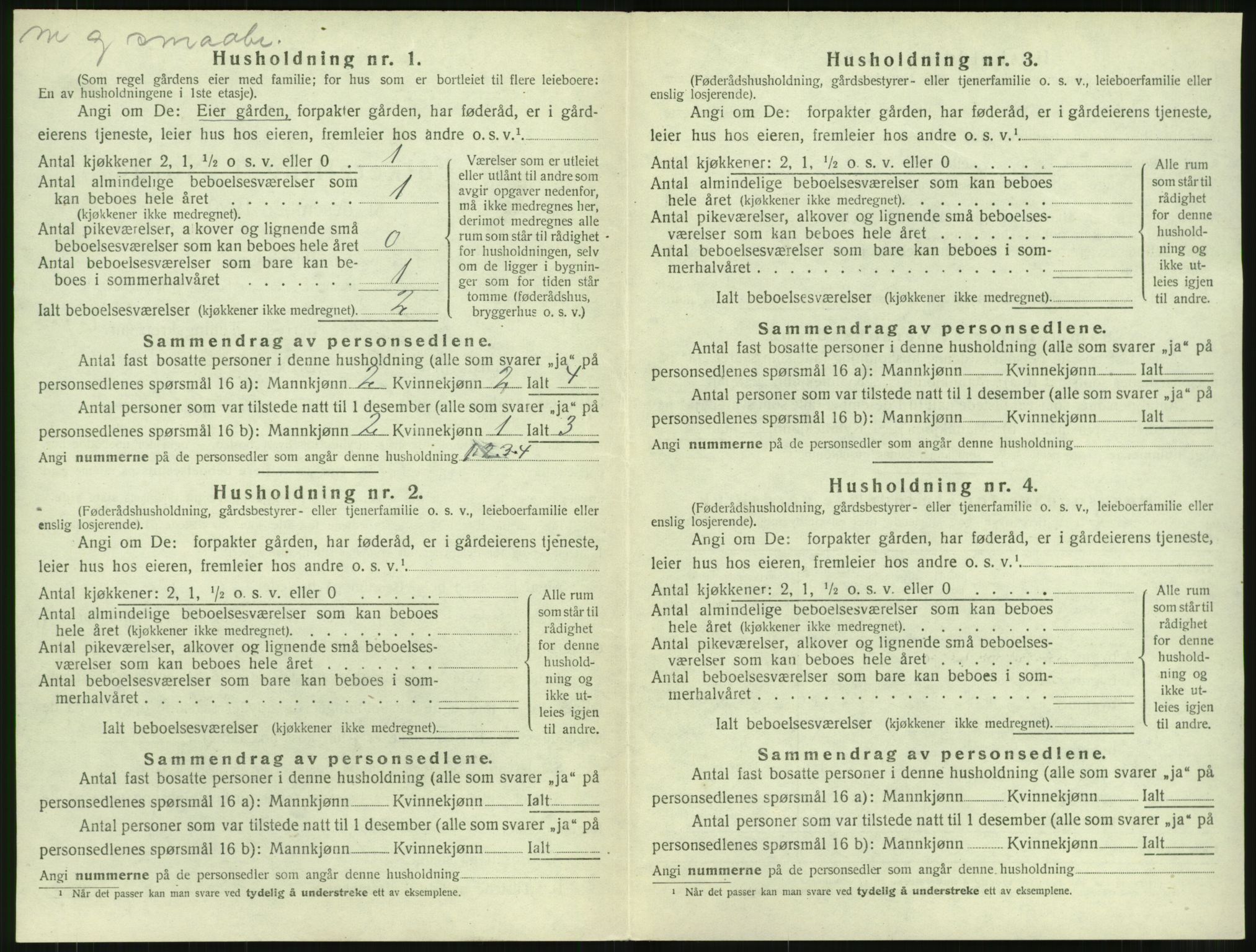 SAT, 1920 census for Eid (MR), 1920, p. 475