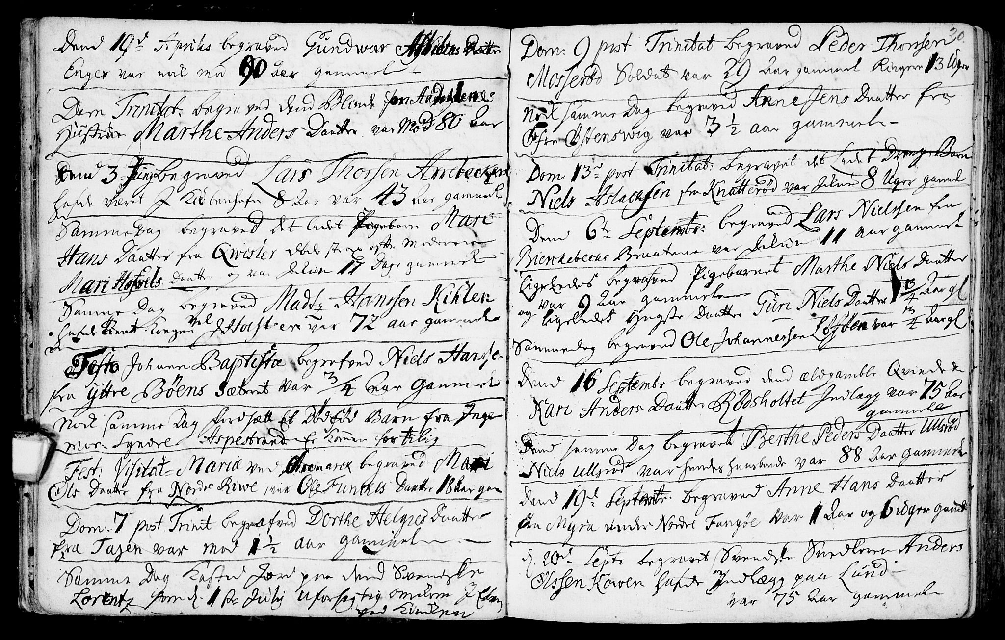 Aremark prestekontor Kirkebøker, AV/SAO-A-10899/F/Fa/L0003: Parish register (official) no. I 3, 1745-1795, p. 20