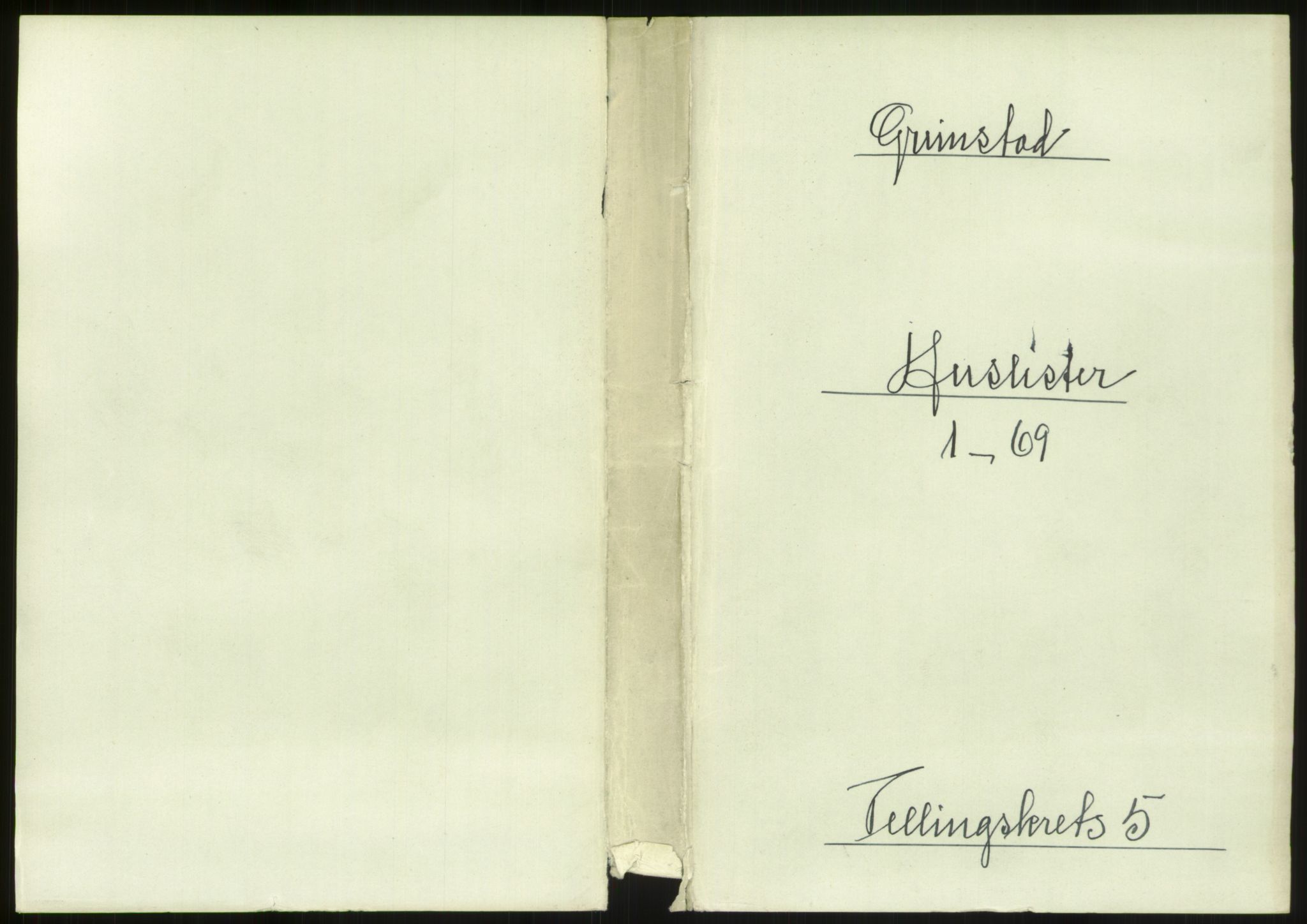 RA, 1891 census for 0904 Grimstad, 1891, p. 568