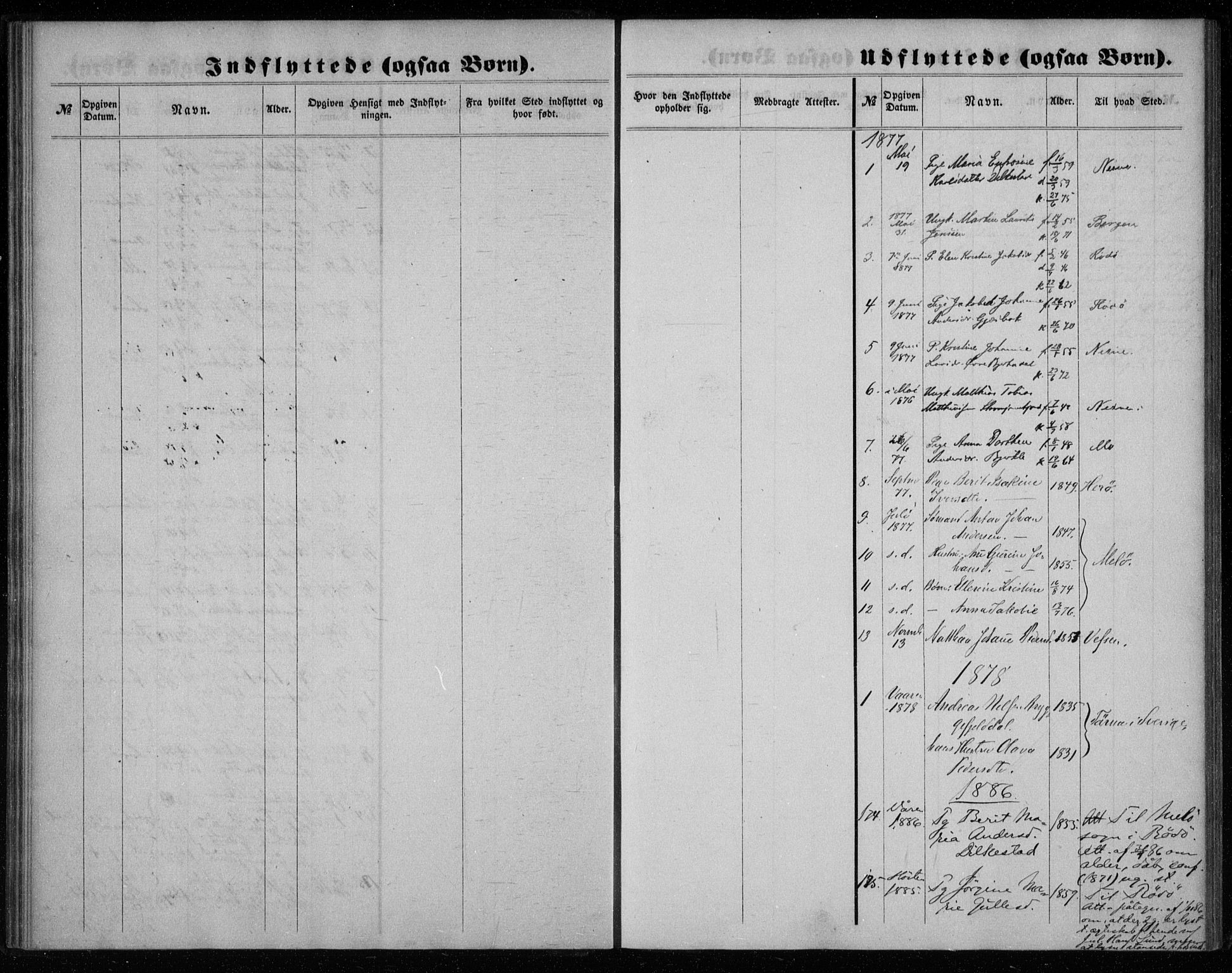 Ministerialprotokoller, klokkerbøker og fødselsregistre - Nordland, AV/SAT-A-1459/825/L0360: Parish register (official) no. 825A14, 1860-1886