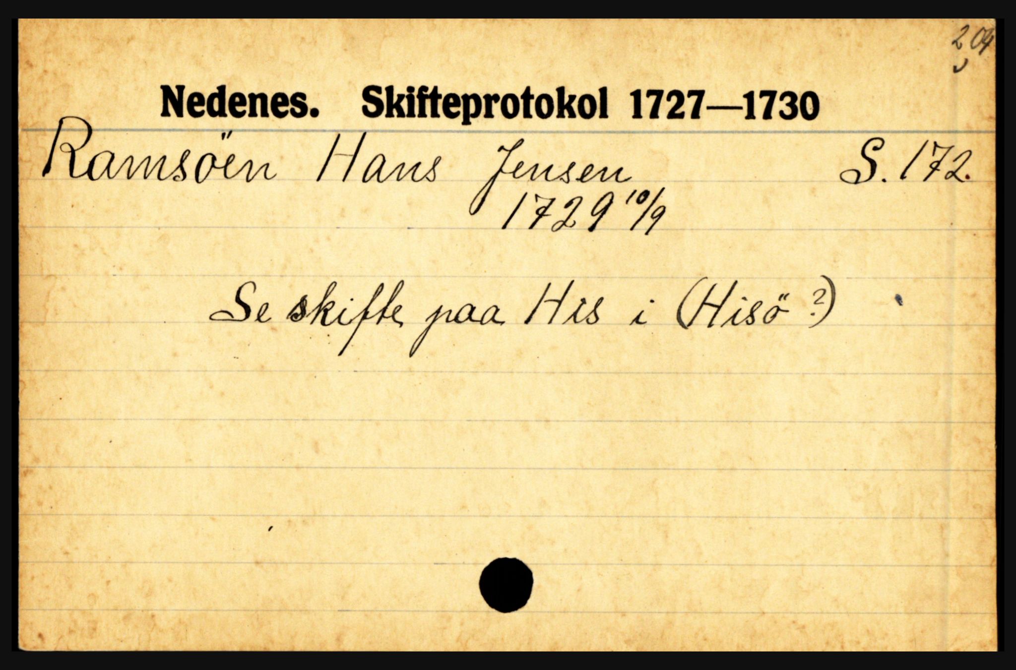 Nedenes sorenskriveri før 1824, SAK/1221-0007/H, p. 23127