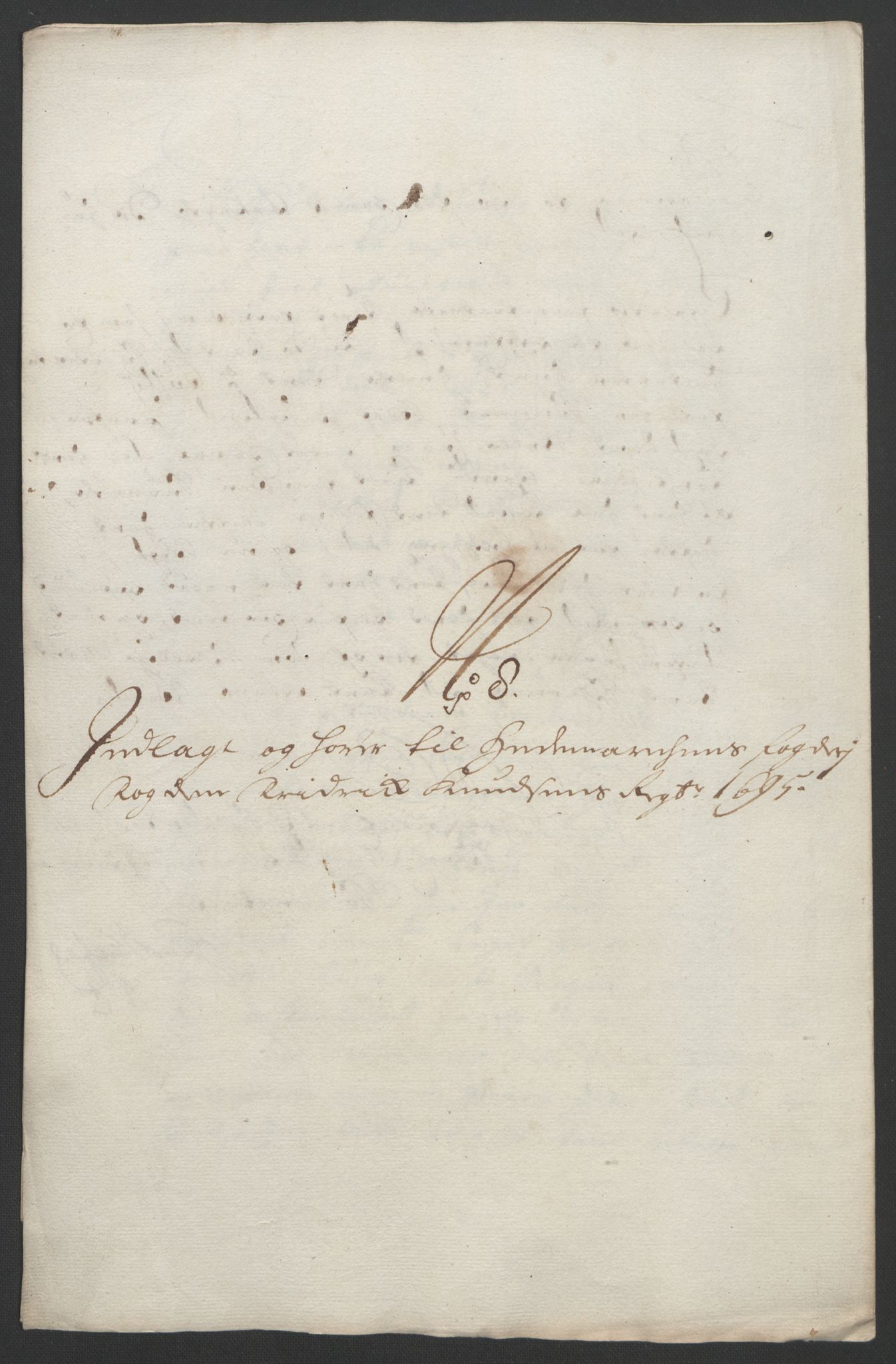 Rentekammeret inntil 1814, Reviderte regnskaper, Fogderegnskap, AV/RA-EA-4092/R16/L1036: Fogderegnskap Hedmark, 1695-1696, p. 226