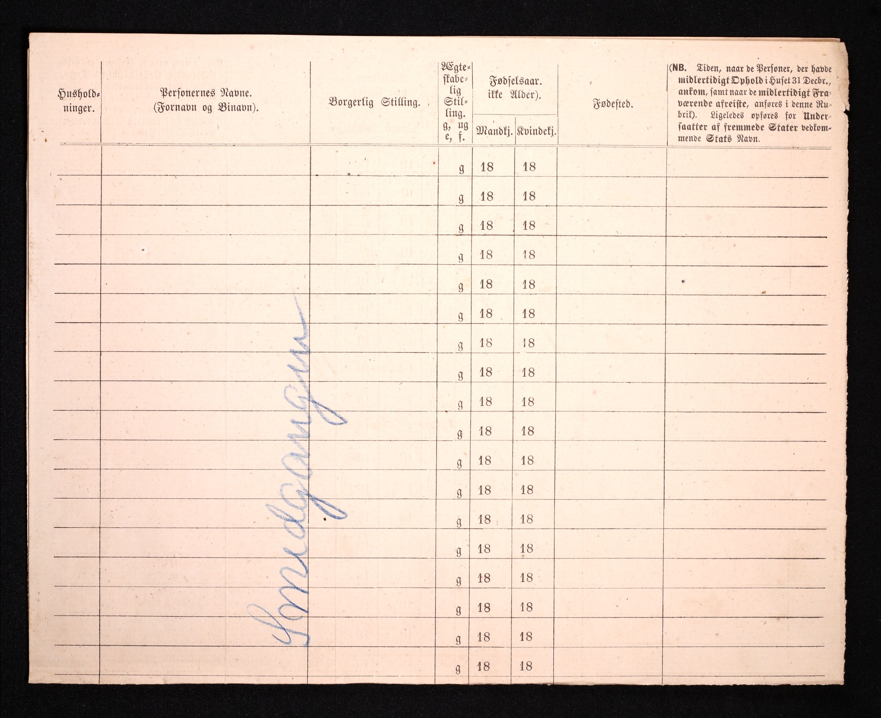 RA, 1870 census for 0301 Kristiania, 1870, p. 3499