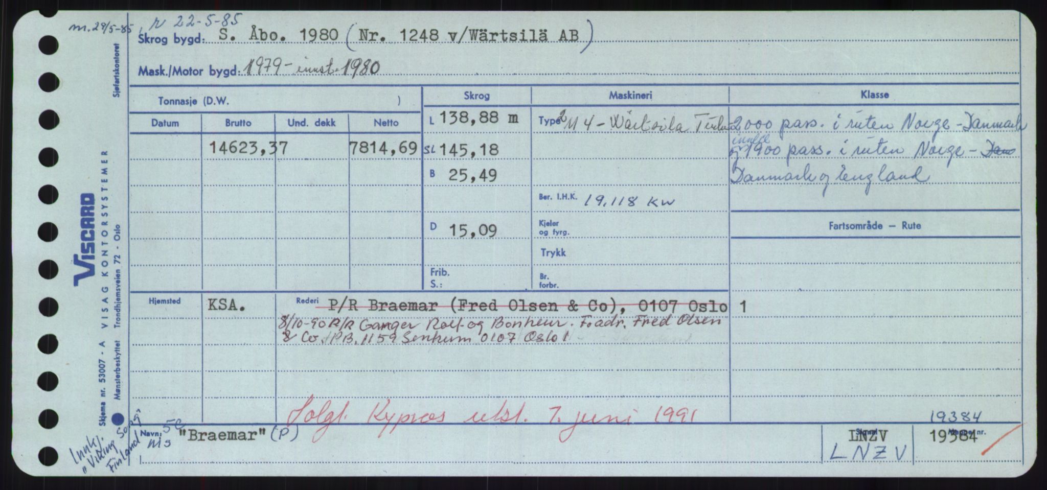 Sjøfartsdirektoratet med forløpere, Skipsmålingen, RA/S-1627/H/Hd/L0005: Fartøy, Br-Byg, p. 17