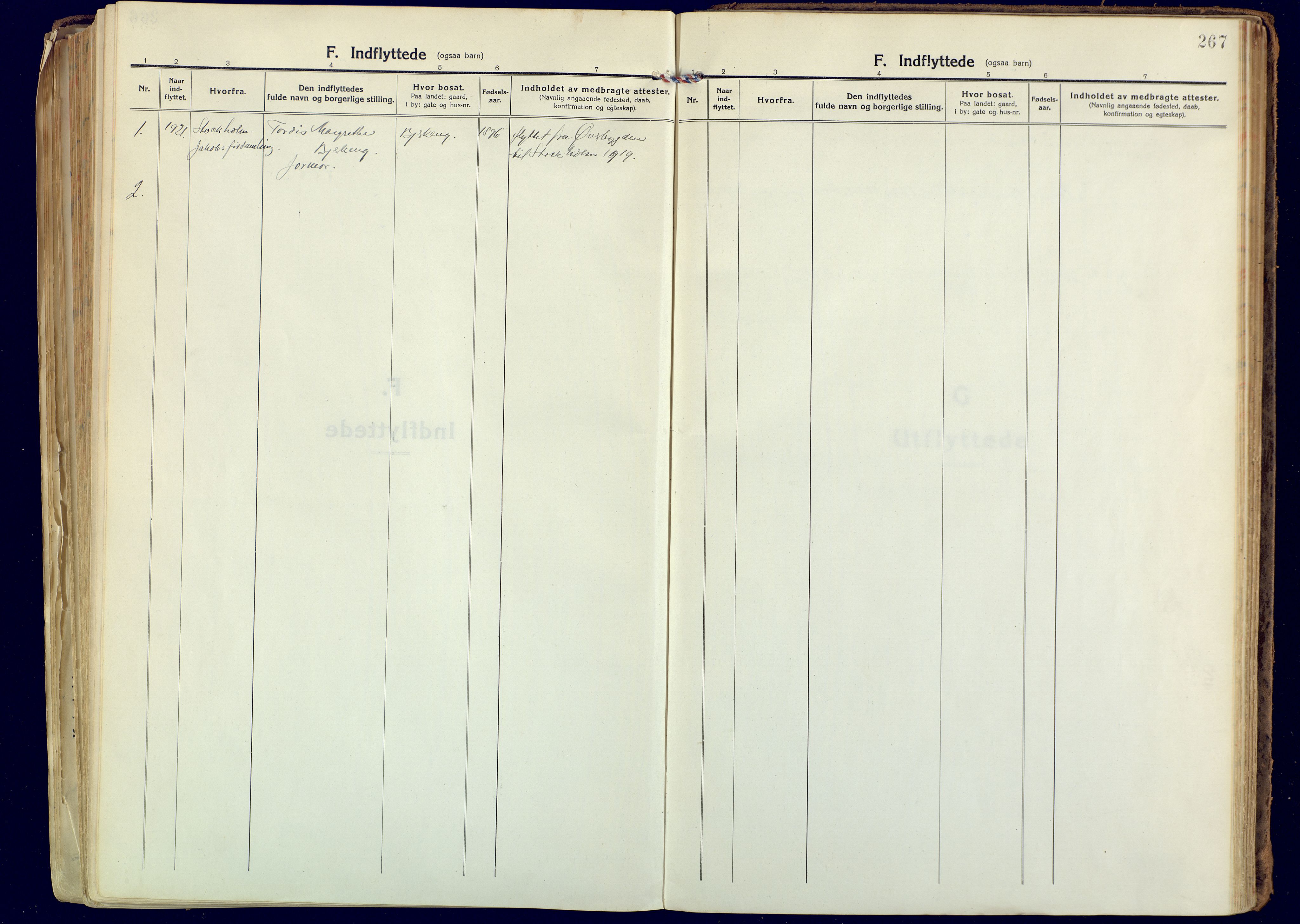 Målselv sokneprestembete, AV/SATØ-S-1311/G/Ga/Gaa/L0014kirke: Parish register (official) no. 14, 1919-1932, p. 267