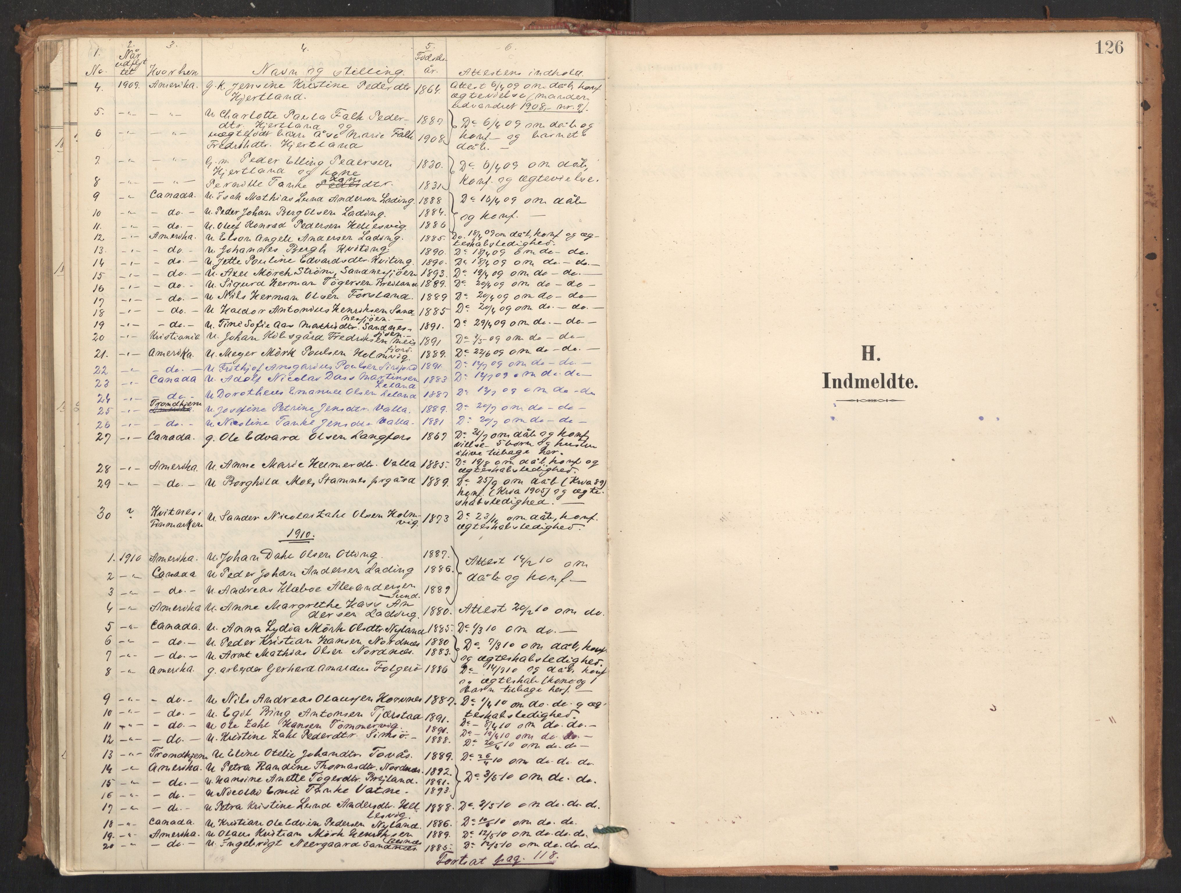 Ministerialprotokoller, klokkerbøker og fødselsregistre - Nordland, SAT/A-1459/831/L0472: Parish register (official) no. 831A03, 1897-1912, p. 126