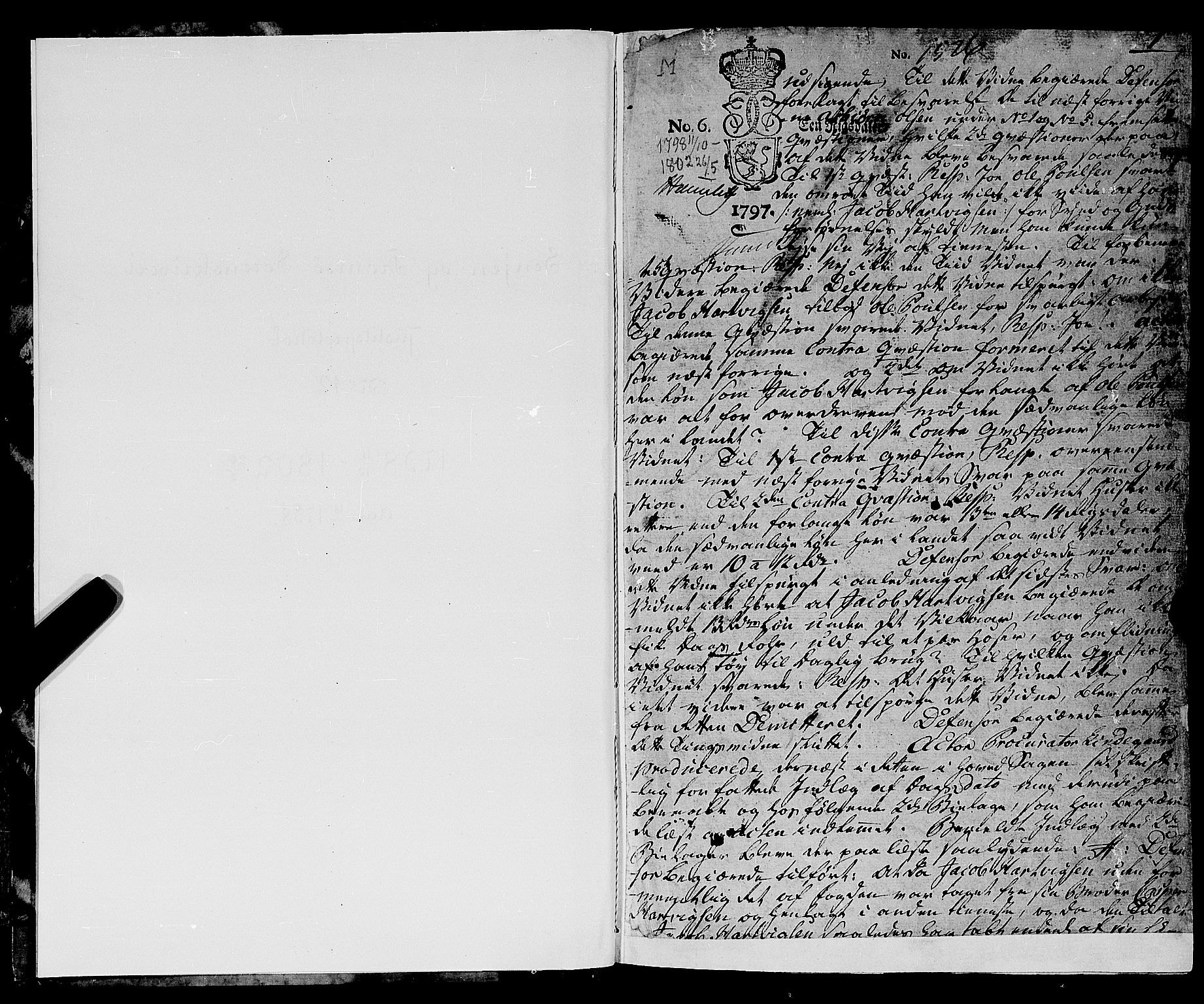 Senja og Tromsø sorenskriveri , SATØ/SATØ-31/F/Fa/L0059: Justisprotokoller/tingbøker, 1798-1802, p. 0b-1a