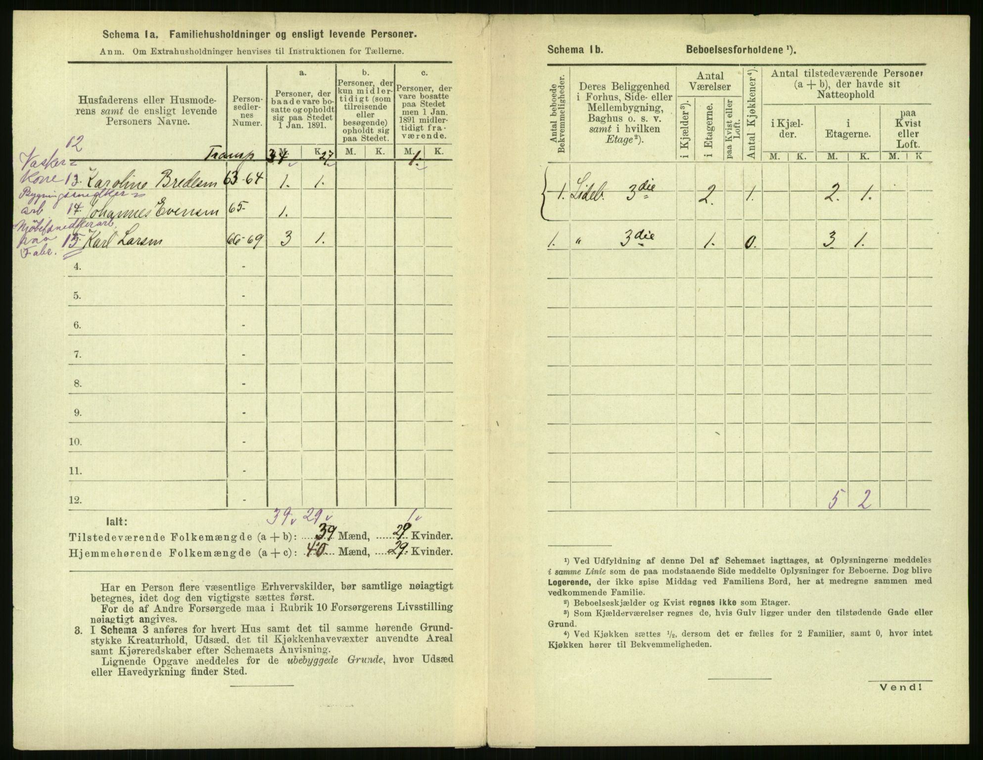 RA, 1891 census for 0301 Kristiania, 1891, p. 167495