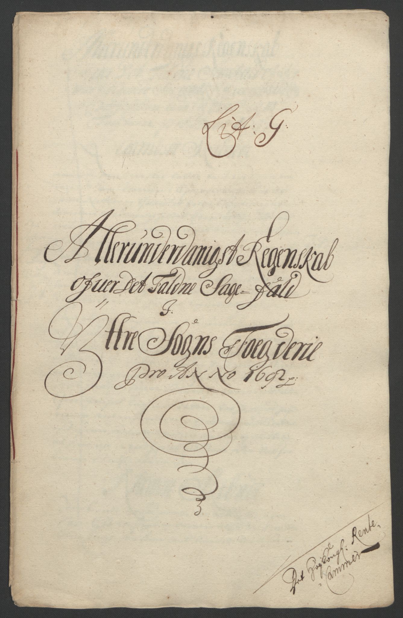 Rentekammeret inntil 1814, Reviderte regnskaper, Fogderegnskap, RA/EA-4092/R52/L3306: Fogderegnskap Sogn, 1691-1692, p. 358