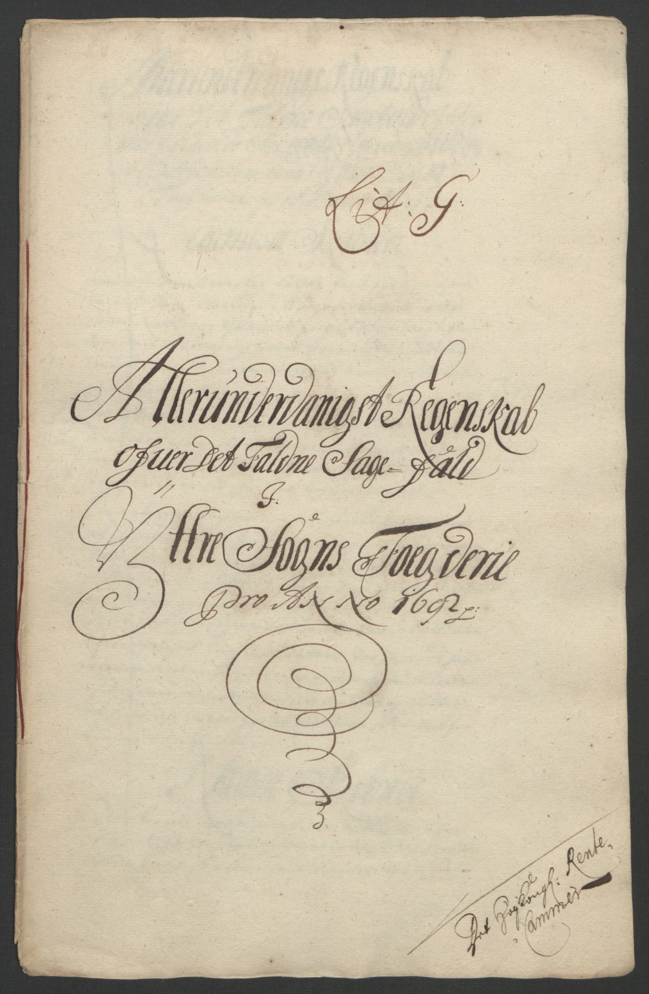 Rentekammeret inntil 1814, Reviderte regnskaper, Fogderegnskap, AV/RA-EA-4092/R52/L3306: Fogderegnskap Sogn, 1691-1692, p. 358