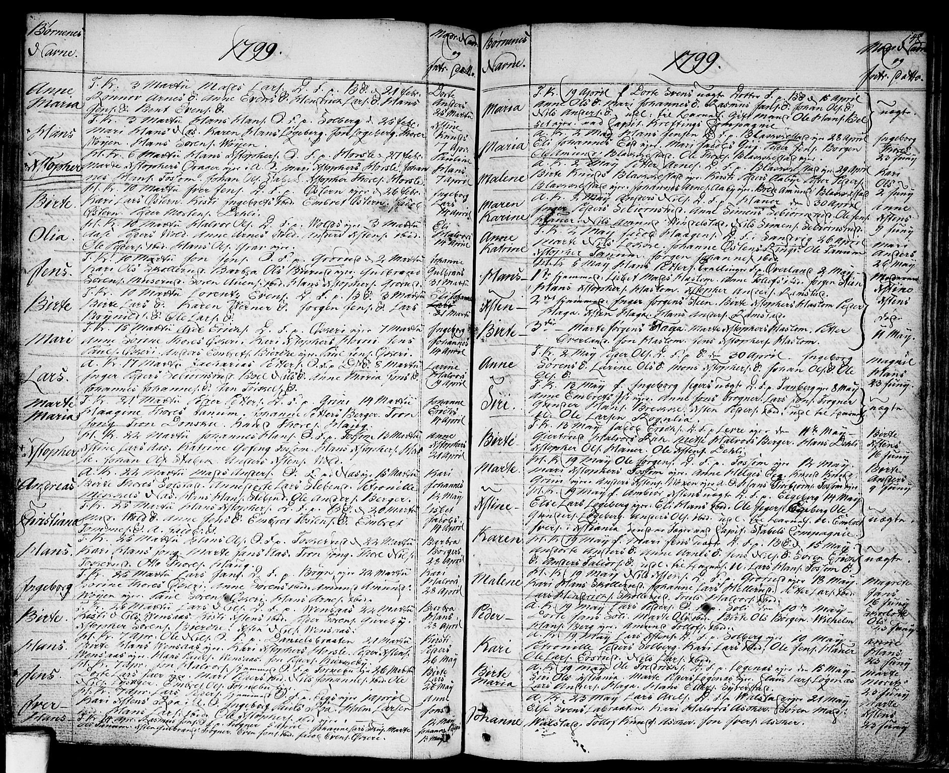 Asker prestekontor Kirkebøker, SAO/A-10256a/F/Fa/L0003: Parish register (official) no. I 3, 1767-1807, p. 148