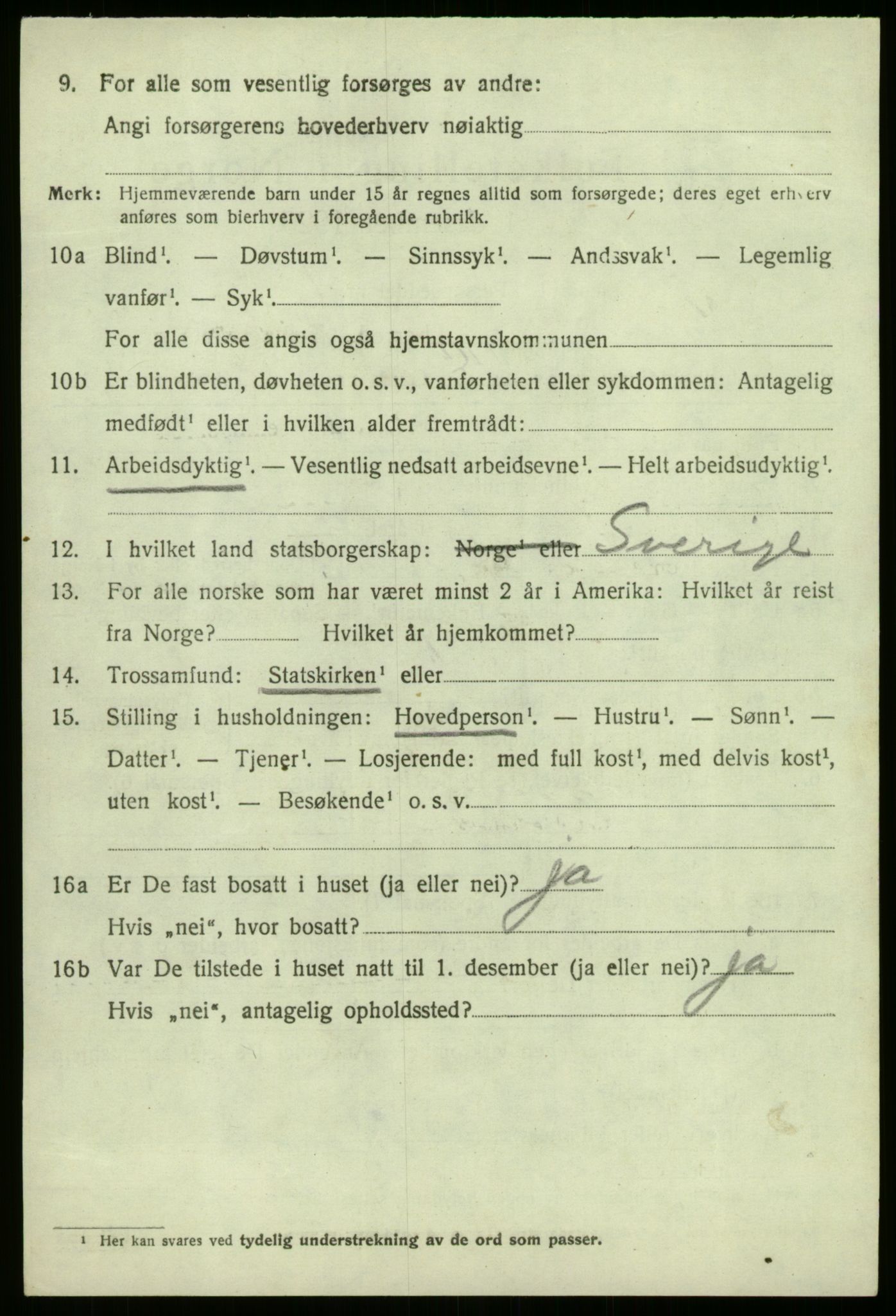 SAB, 1920 census for Kyrkjebø, 1920, p. 5330