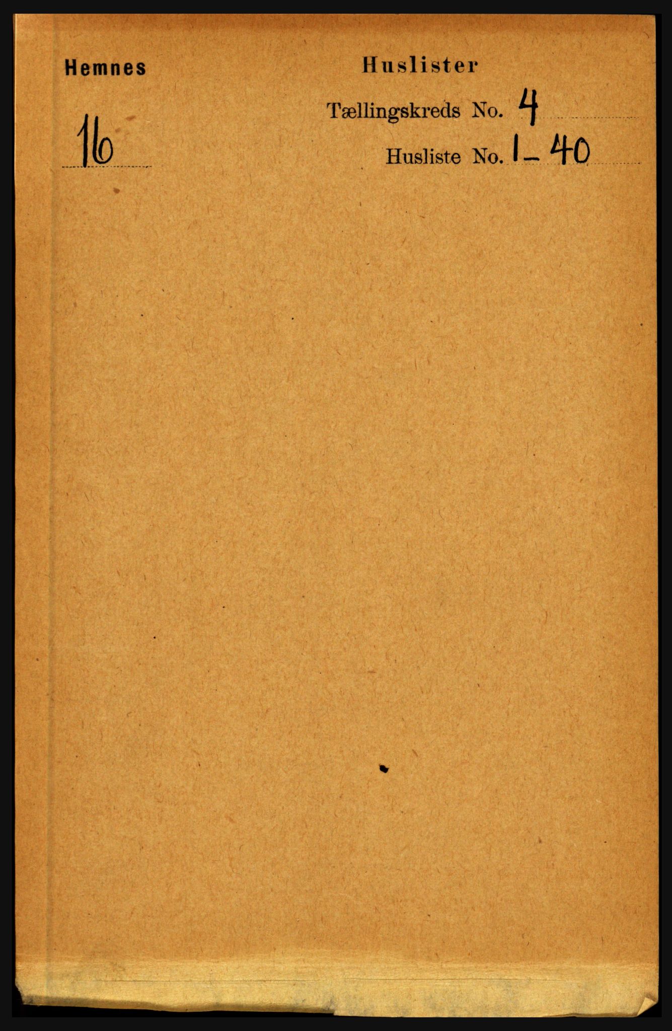 RA, 1891 census for 1832 Hemnes, 1891, p. 2200