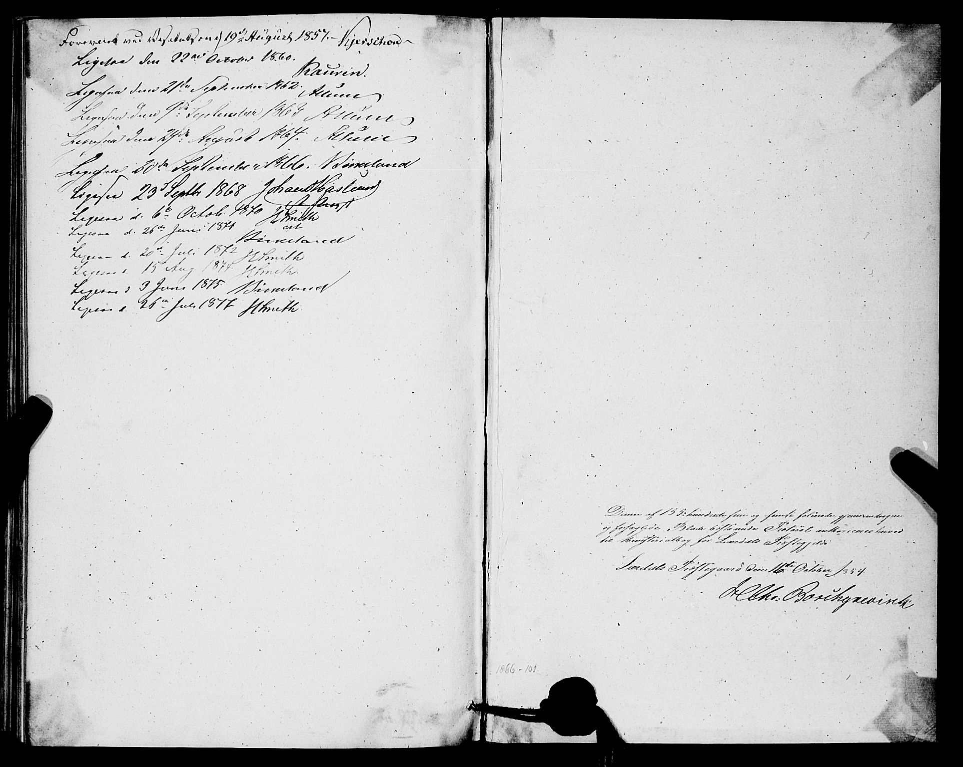 Lærdal sokneprestembete, SAB/A-81201: Parish register (official) no. A 17, 1851-1877