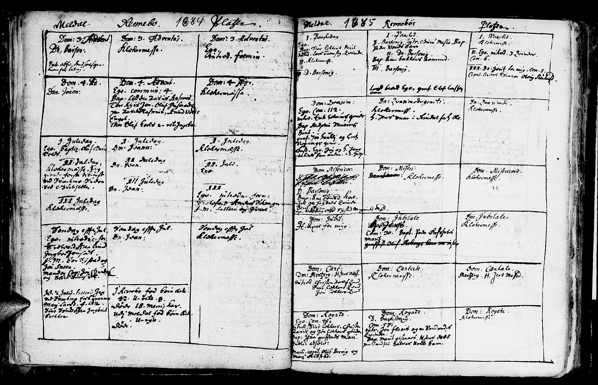 Ministerialprotokoller, klokkerbøker og fødselsregistre - Sør-Trøndelag, AV/SAT-A-1456/672/L0848: Parish register (official) no. 672A01, 1682-1698