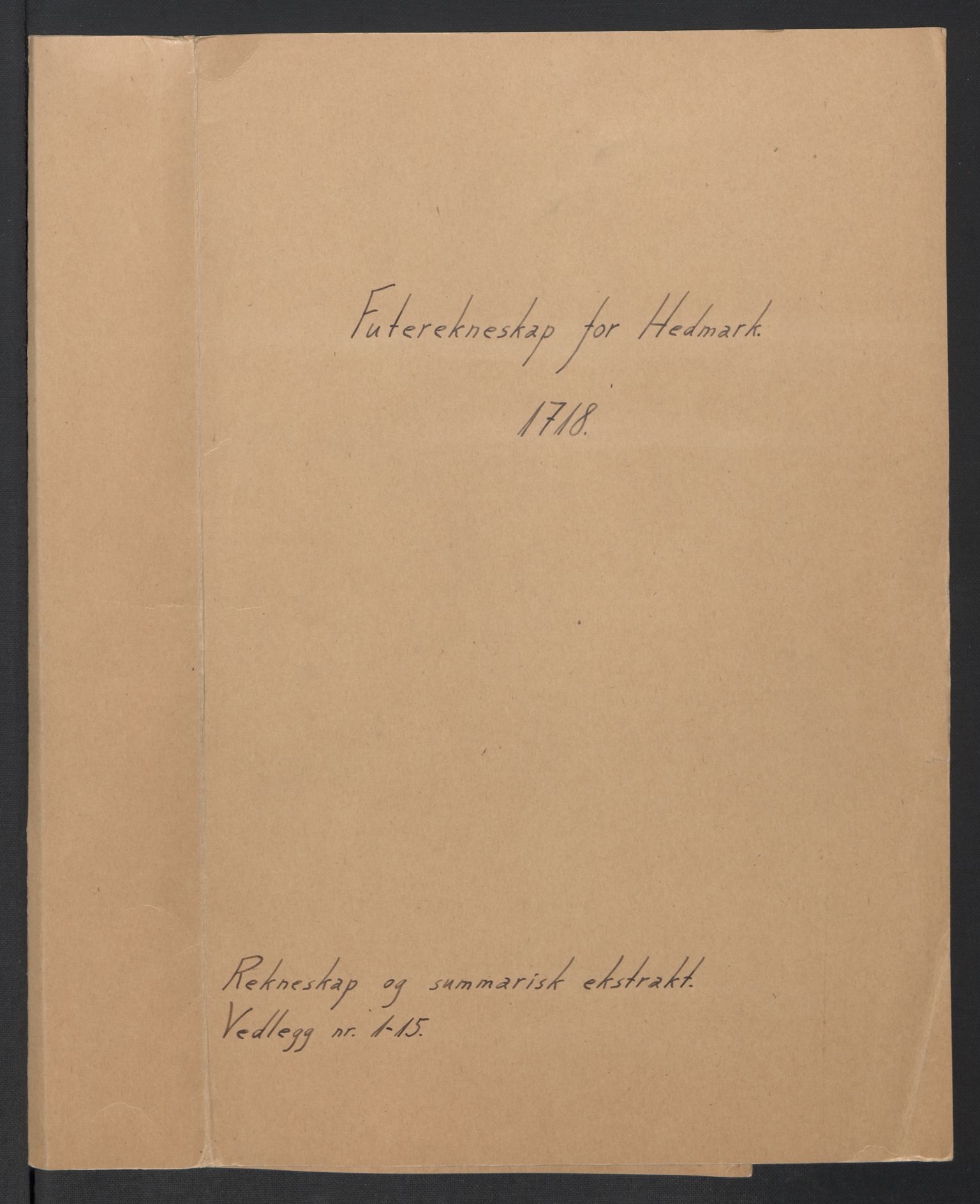 Rentekammeret inntil 1814, Reviderte regnskaper, Fogderegnskap, RA/EA-4092/R16/L1057: Fogderegnskap Hedmark, 1718, p. 2