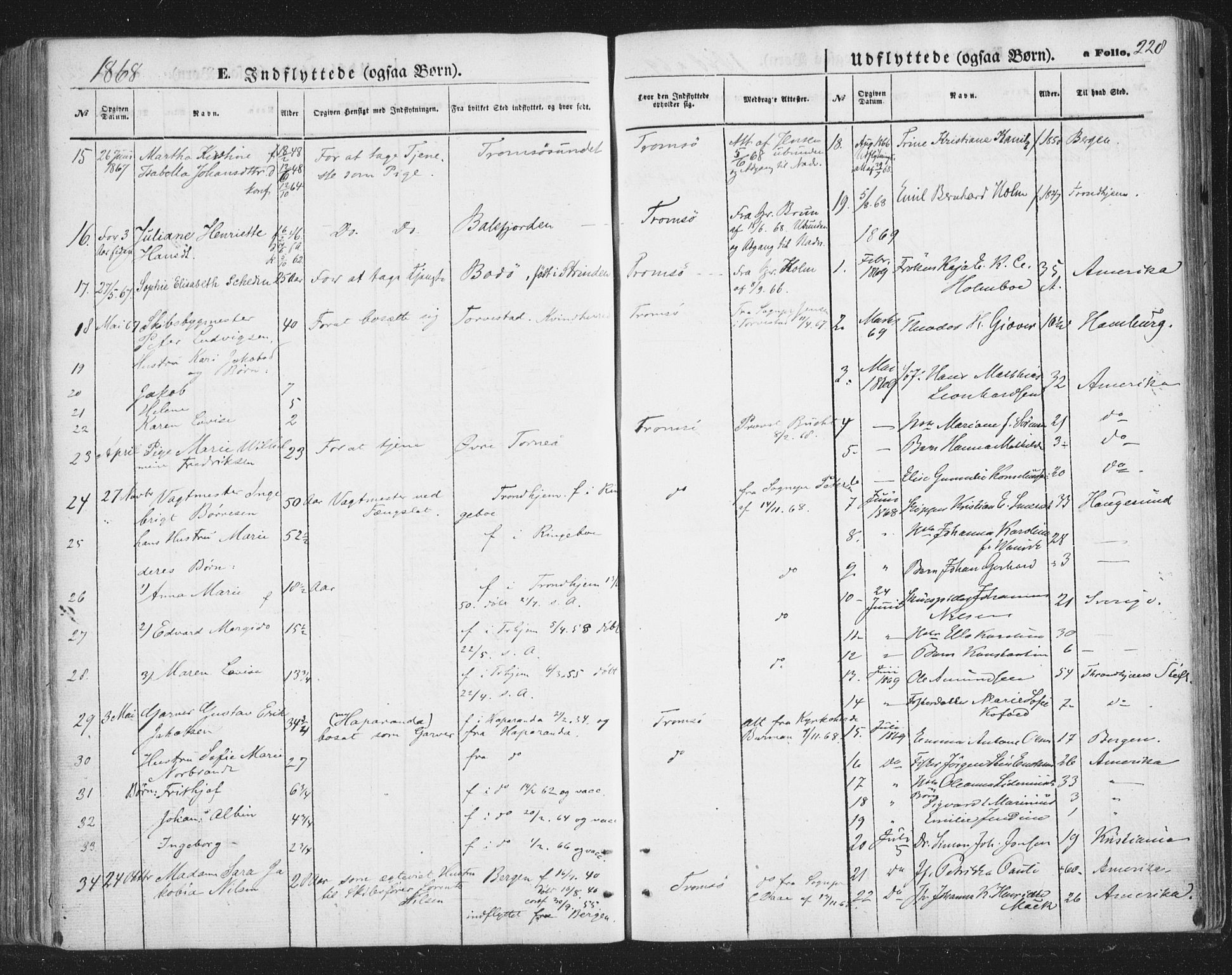 Tromsø sokneprestkontor/stiftsprosti/domprosti, SATØ/S-1343/G/Ga/L0012kirke: Parish register (official) no. 12, 1865-1871, p. 228