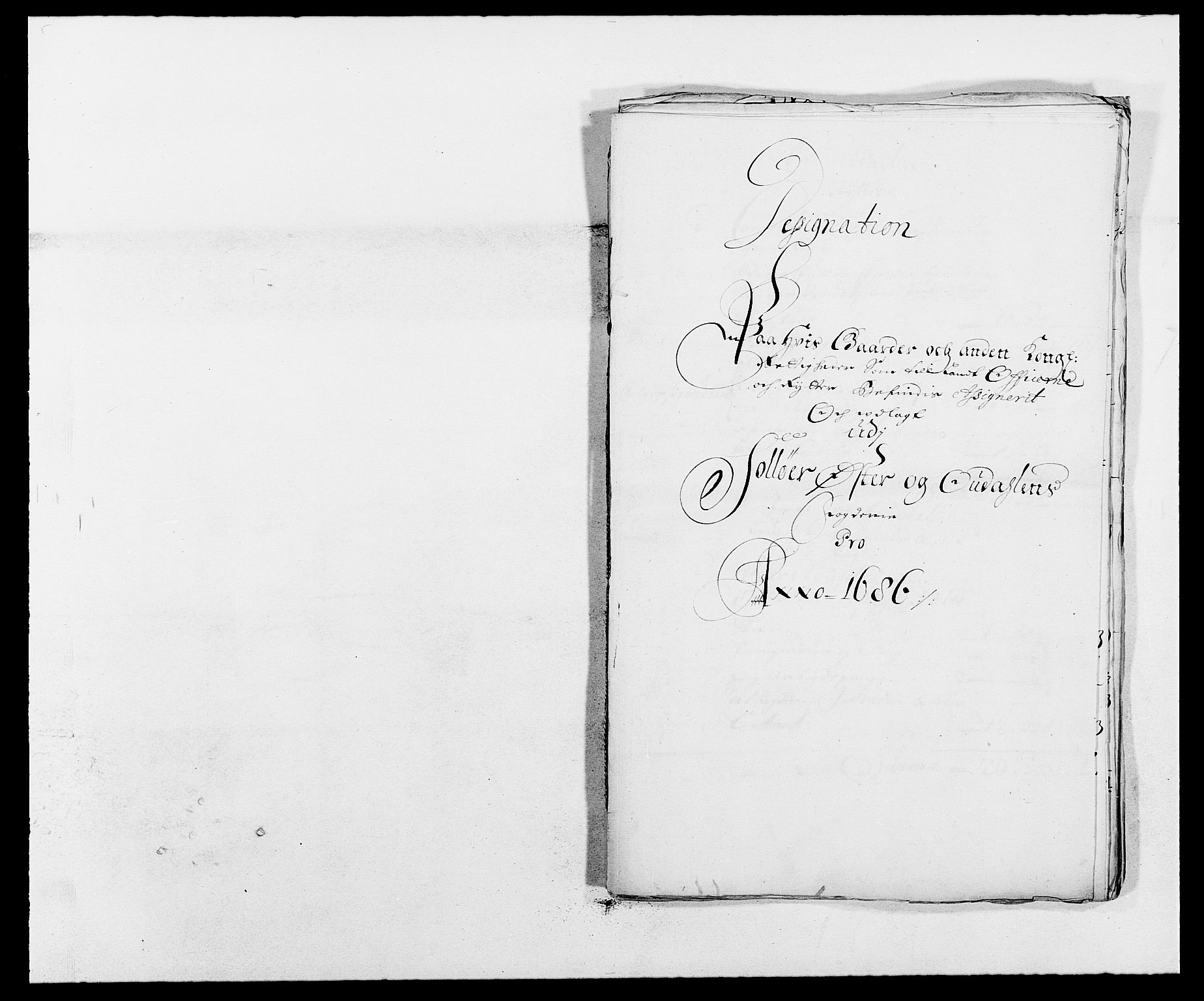 Rentekammeret inntil 1814, Reviderte regnskaper, Fogderegnskap, RA/EA-4092/R13/L0823: Fogderegnskap Solør, Odal og Østerdal, 1686, p. 269