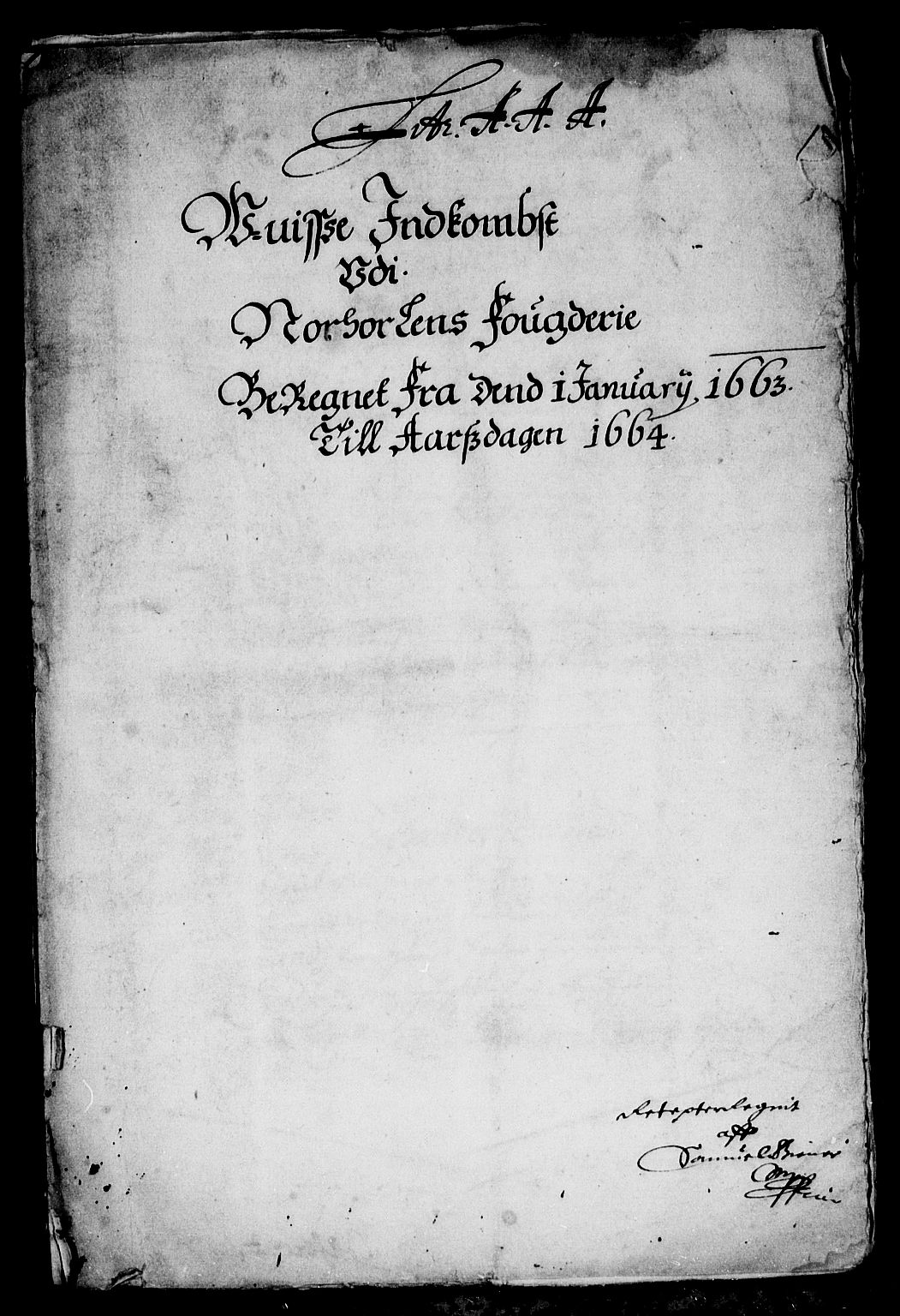 Rentekammeret inntil 1814, Reviderte regnskaper, Stiftamtstueregnskaper, Bergen stiftamt, AV/RA-EA-6043/R/Rc/L0010: Bergen stiftamt, 1661-1663