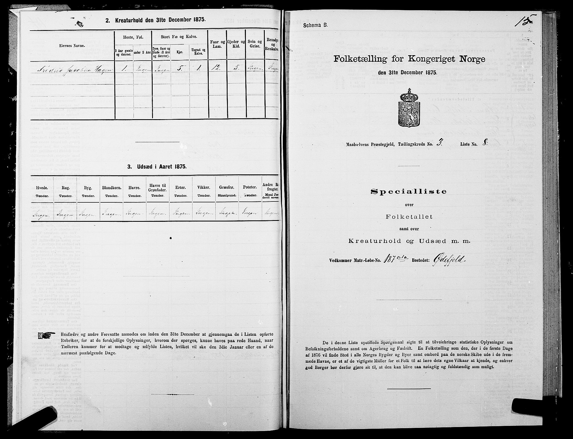 SATØ, 1875 census for 1924P Målselv, 1875, p. 2015