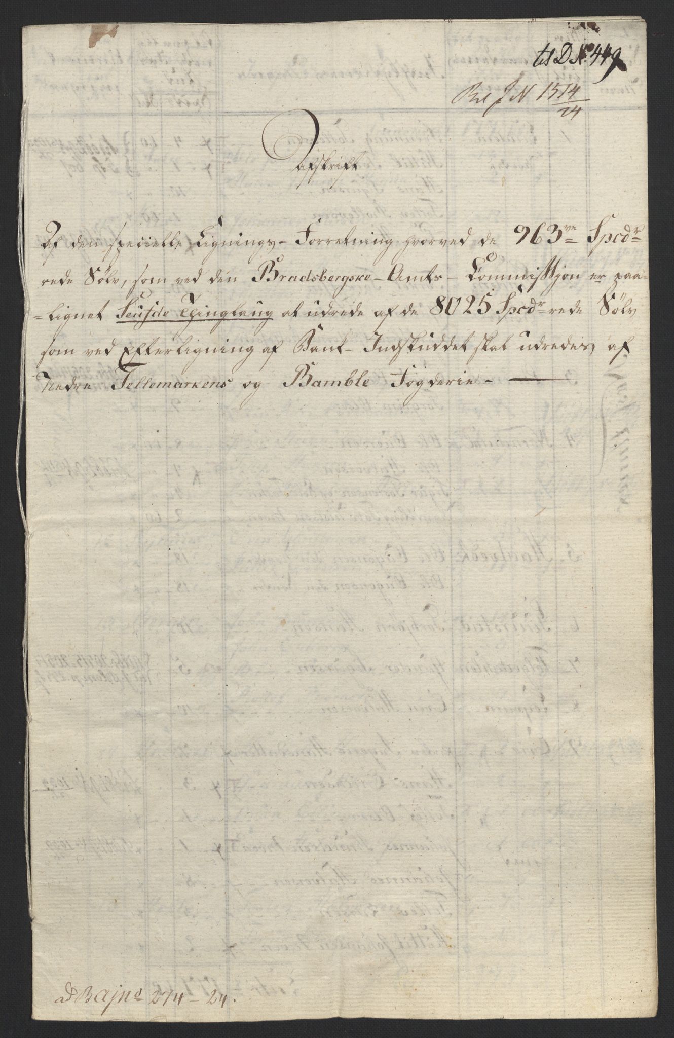 Sølvskatten 1816, NOBA/SOLVSKATTEN/A/L0025: Bind 27: Nedre Telemark fogderi, 1816-1824, p. 87