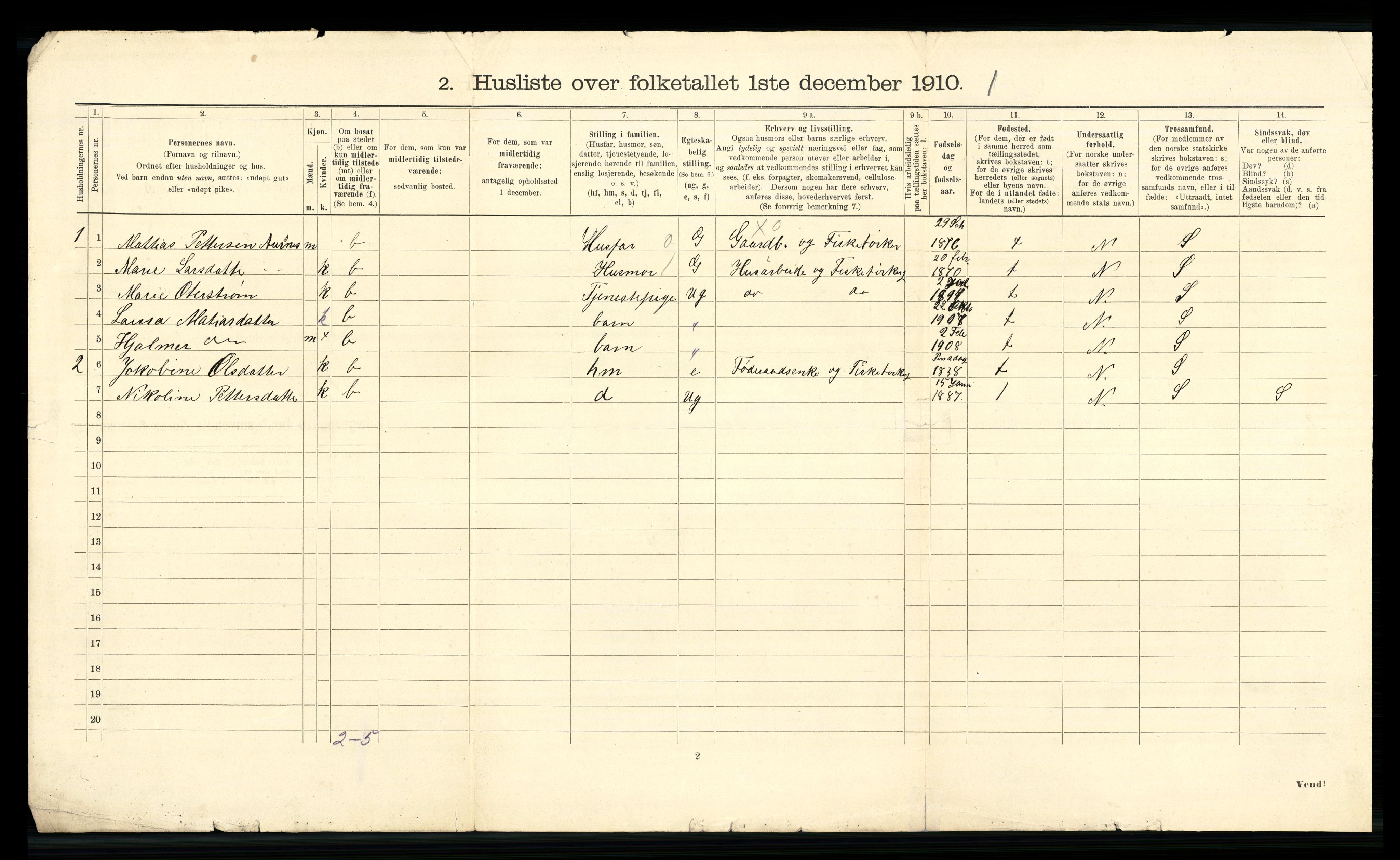 RA, 1910 census for Sykkylven, 1910, p. 48