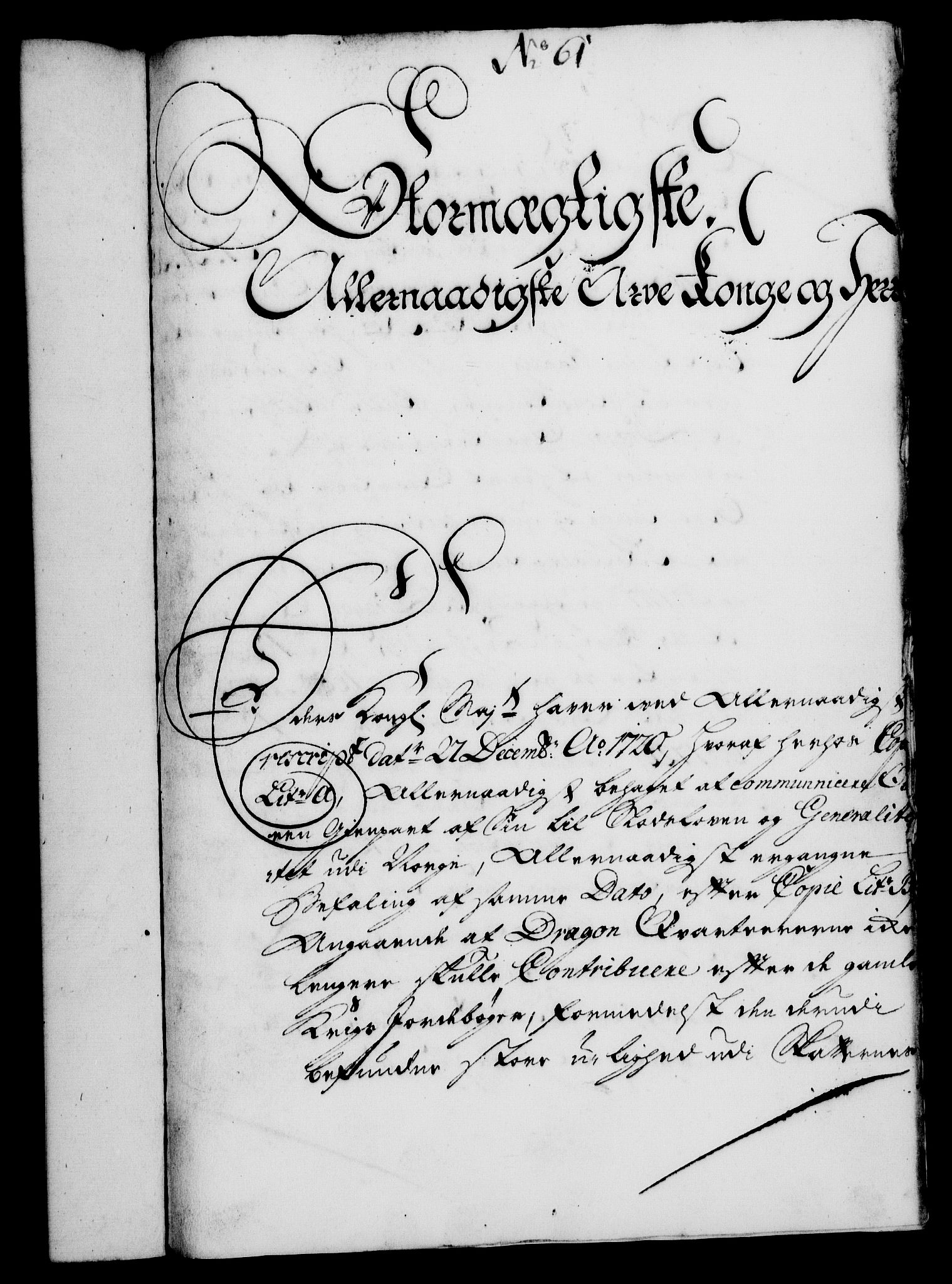 Rentekammeret, Kammerkanselliet, RA/EA-3111/G/Gf/Gfa/L0010: Norsk relasjons- og resolusjonsprotokoll (merket RK 52.10), 1727, p. 435