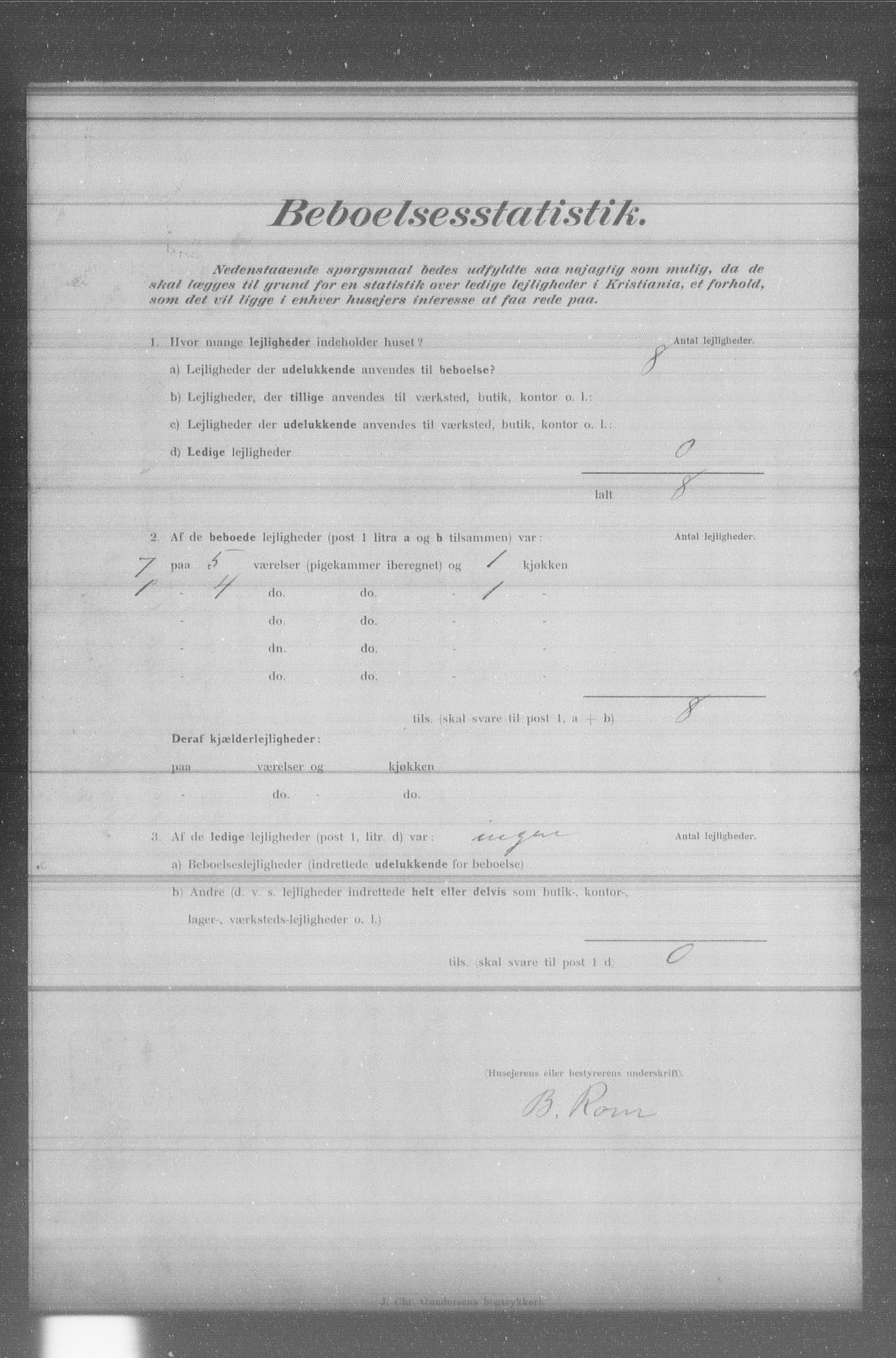 OBA, Municipal Census 1902 for Kristiania, 1902, p. 3482