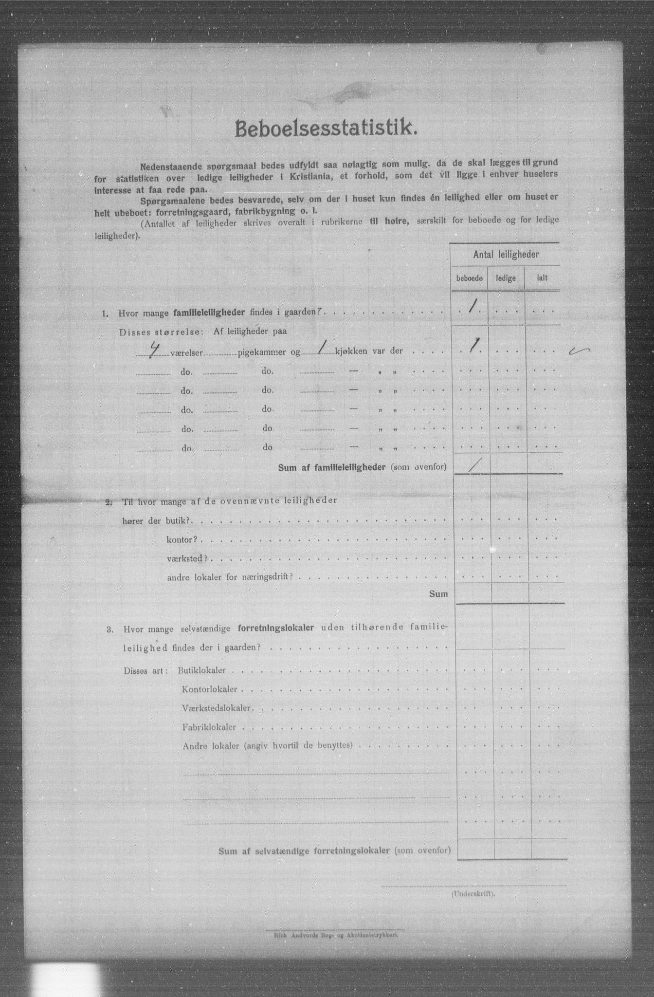 OBA, Municipal Census 1904 for Kristiania, 1904, p. 14218