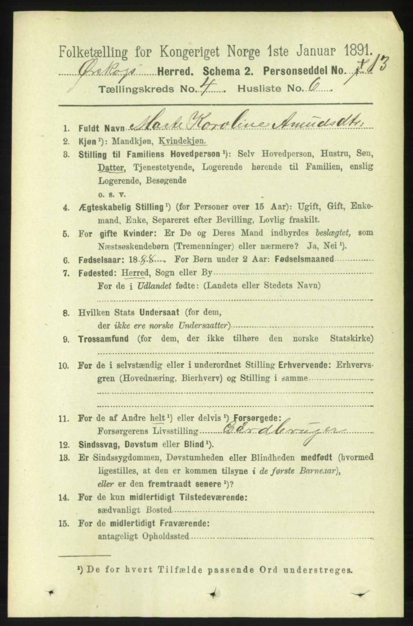 RA, 1891 census for 1527 Ørskog, 1891, p. 1784