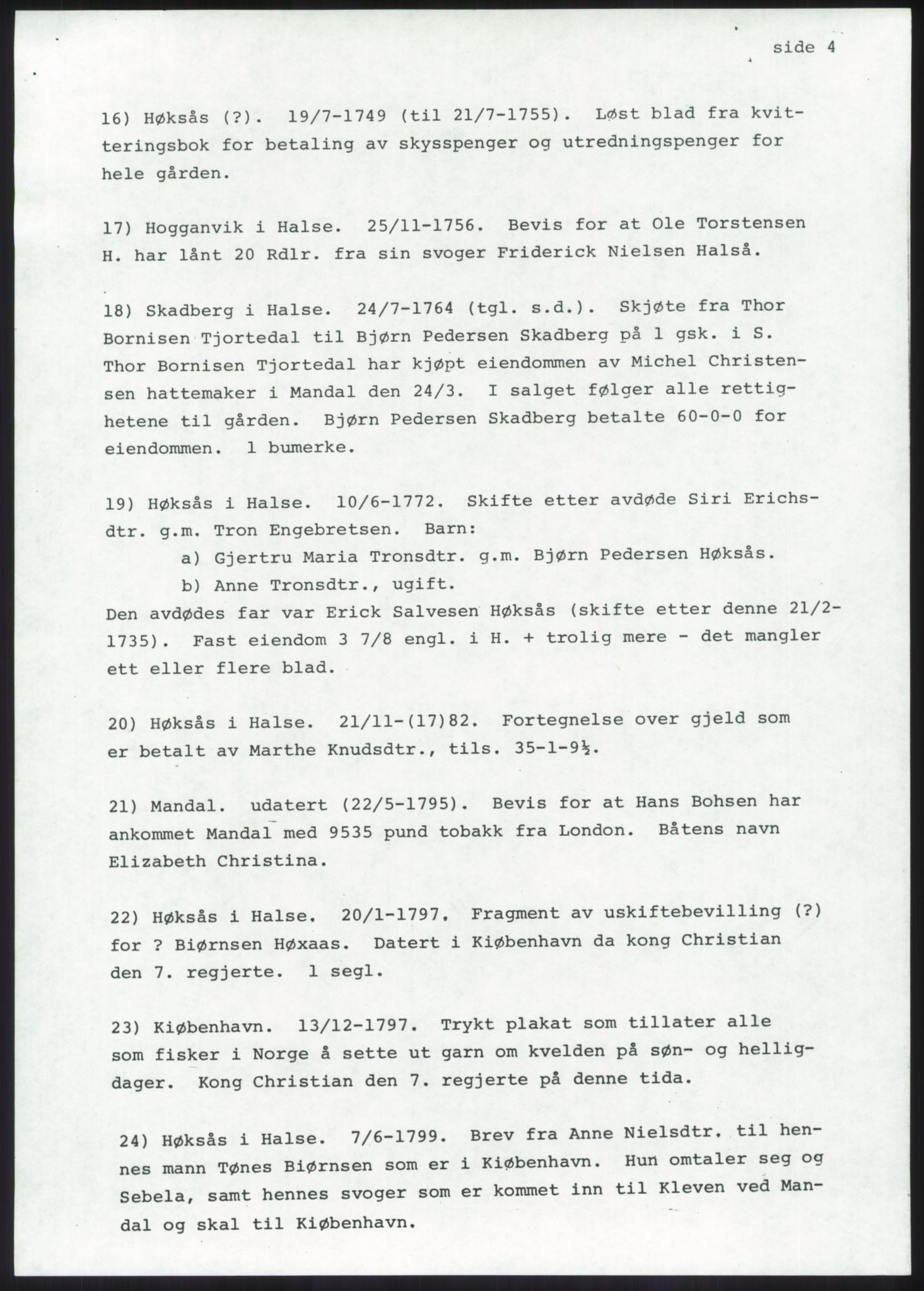 Samlinger til kildeutgivelse, Diplomavskriftsamlingen, AV/RA-EA-4053/H/Ha, p. 1717