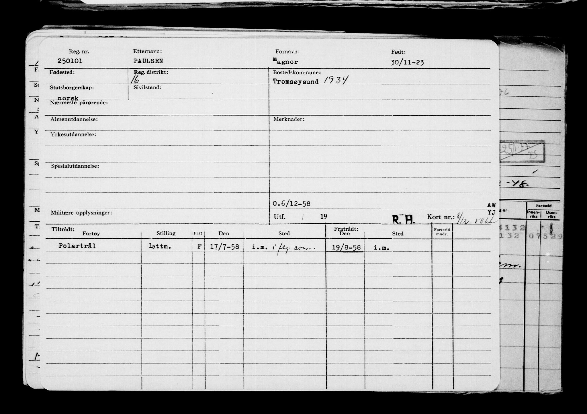 Direktoratet for sjømenn, AV/RA-S-3545/G/Gb/L0225: Hovedkort, 1923, p. 363