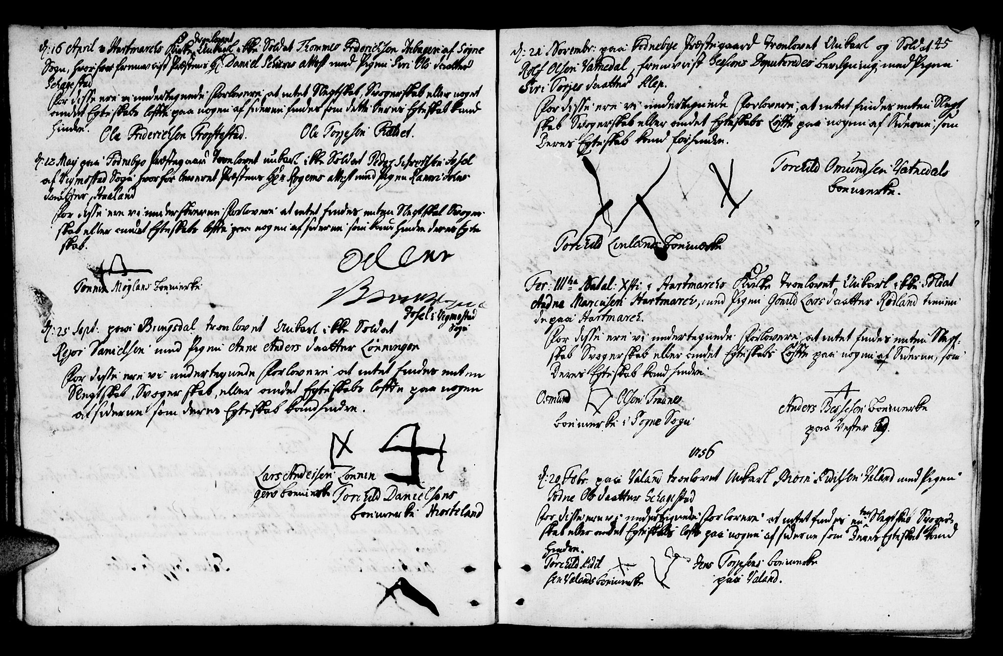 Mandal sokneprestkontor, AV/SAK-1111-0030/F/Fa/Fab/L0001: Parish register (official) no. A 1, 1720-1793, p. 45