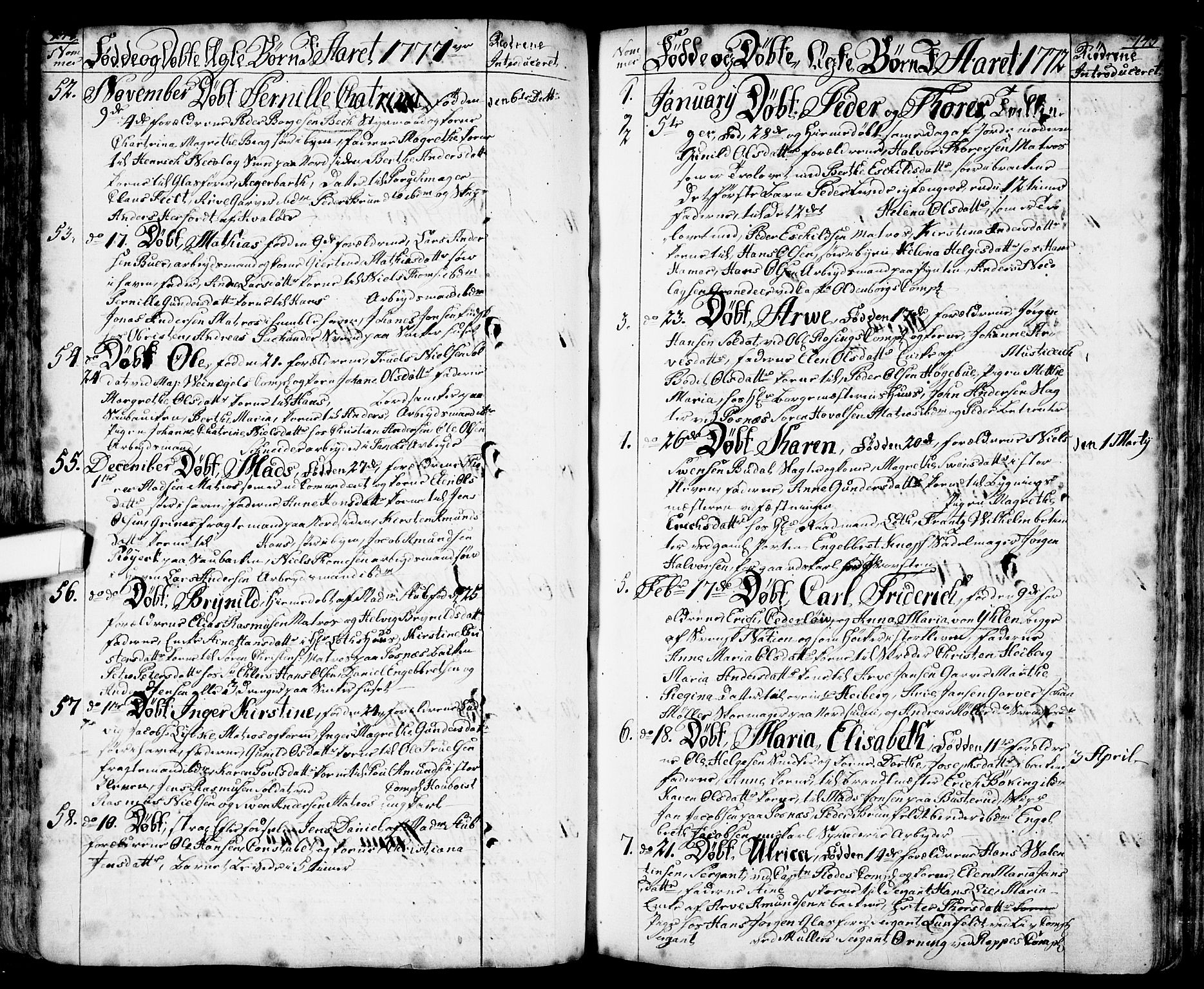 Halden prestekontor Kirkebøker, SAO/A-10909/F/Fa/L0001: Parish register (official) no. I 1, 1758-1791, p. 144-145