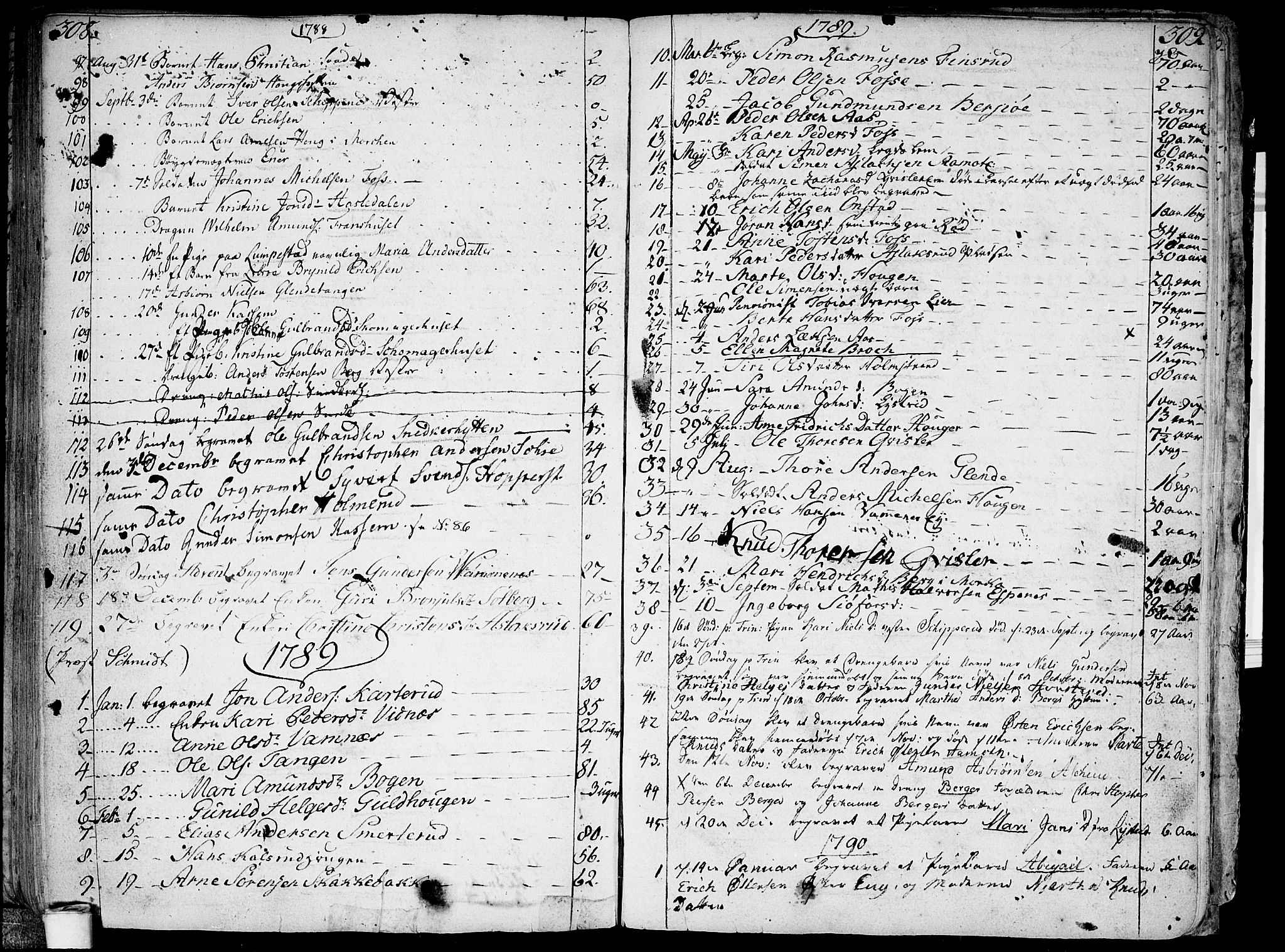 Skiptvet prestekontor Kirkebøker, SAO/A-20009/F/Fa/L0003: Parish register (official) no. 3, 1758-1793, p. 308-309