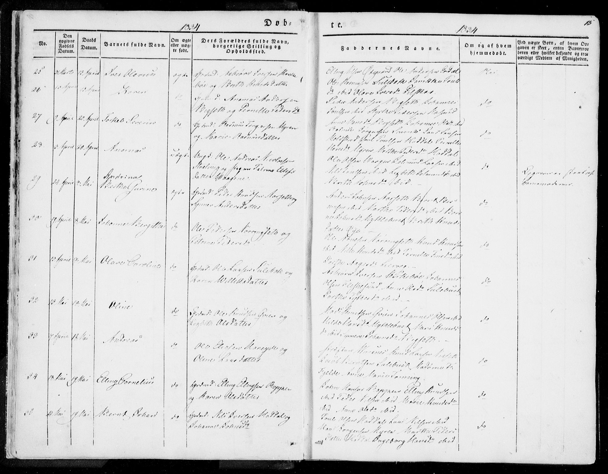 Ministerialprotokoller, klokkerbøker og fødselsregistre - Møre og Romsdal, AV/SAT-A-1454/509/L0104: Parish register (official) no. 509A02, 1833-1847, p. 15