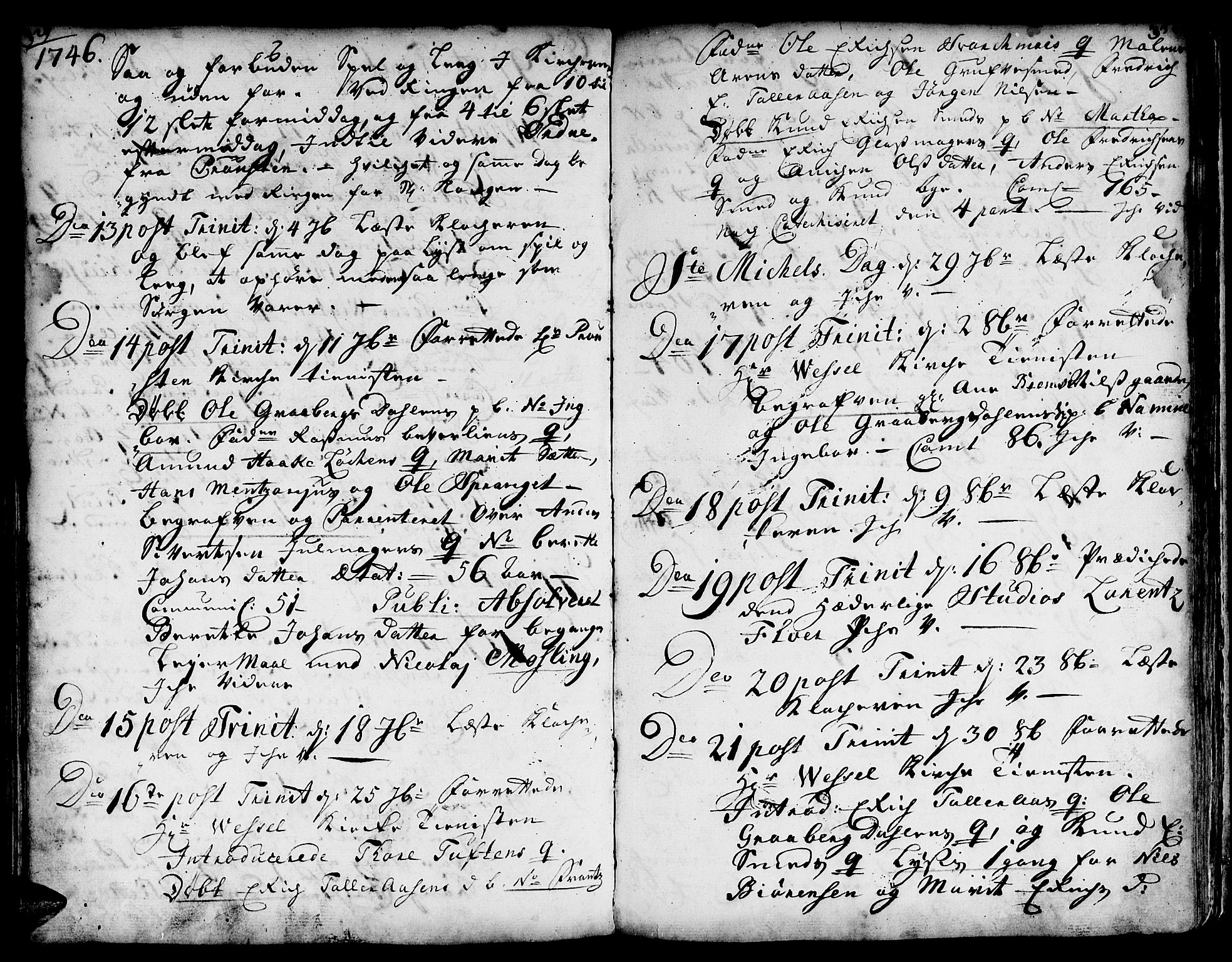 Ministerialprotokoller, klokkerbøker og fødselsregistre - Sør-Trøndelag, SAT/A-1456/671/L0839: Parish register (official) no. 671A01, 1730-1755, p. 329-330