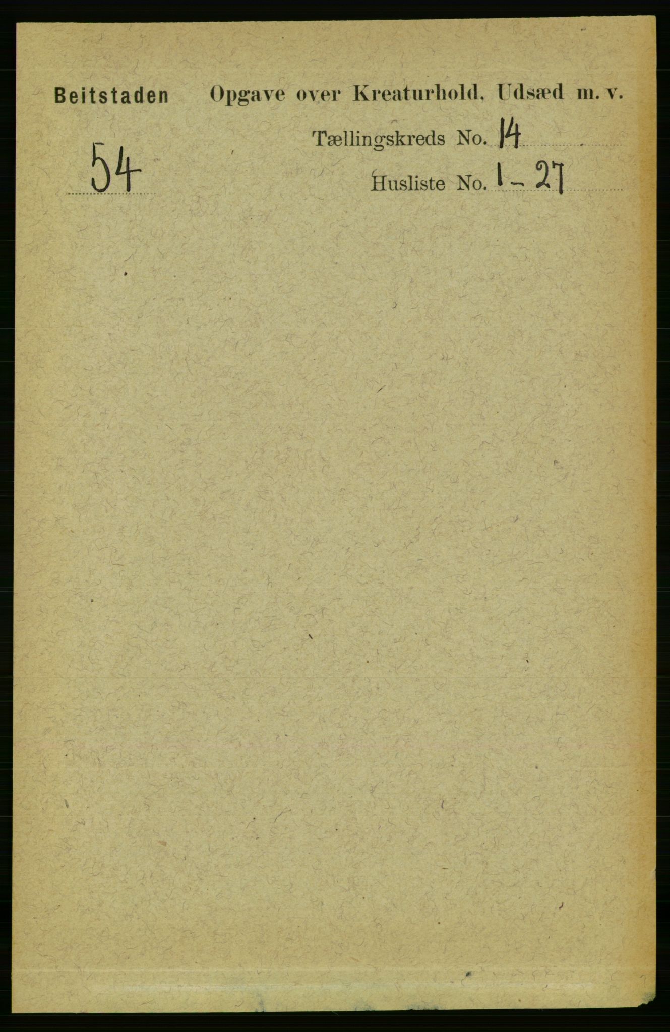 RA, 1891 census for 1727 Beitstad, 1891, p. 6552