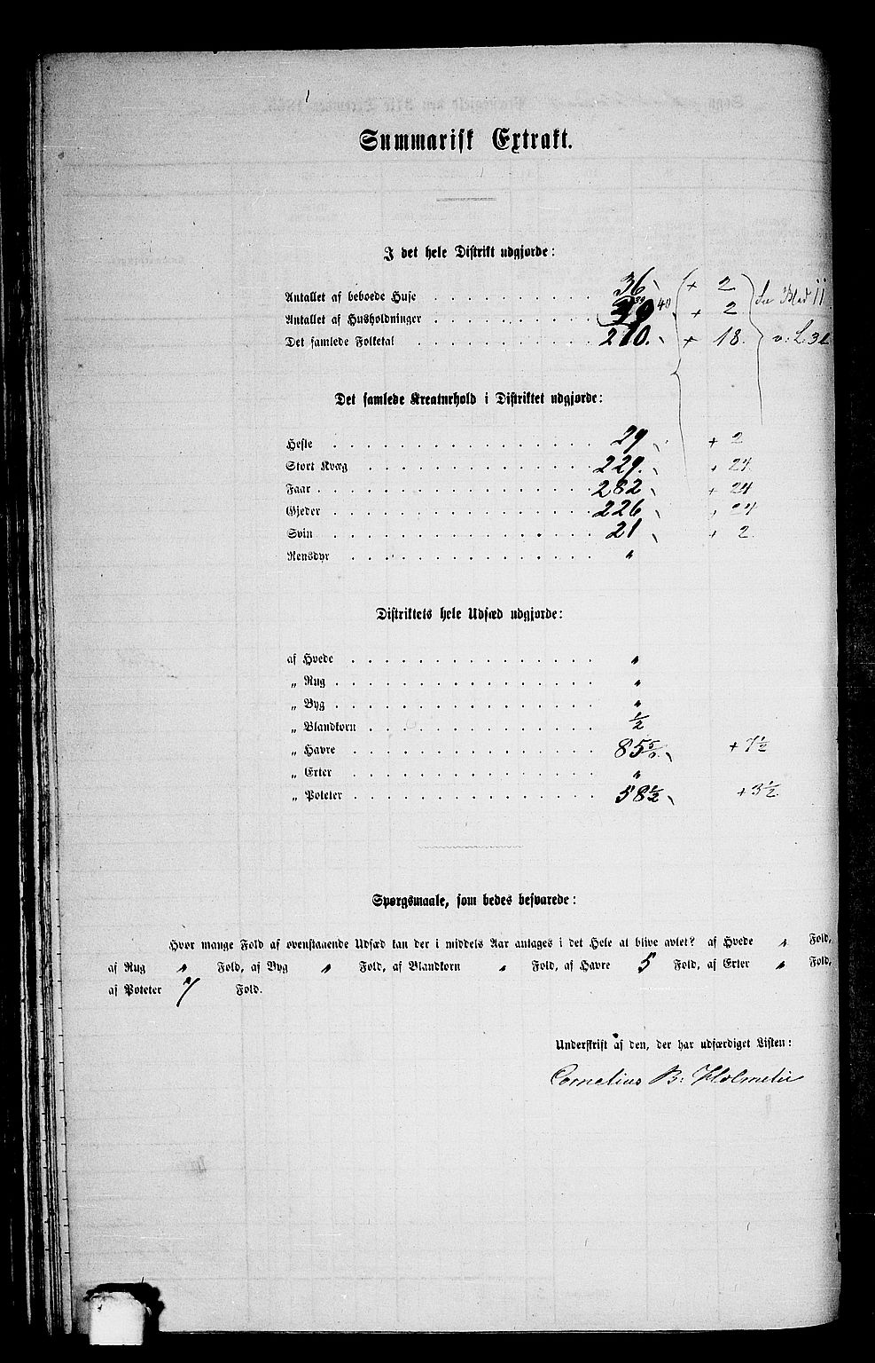 RA, 1865 census for Ytre Holmedal, 1865, p. 73