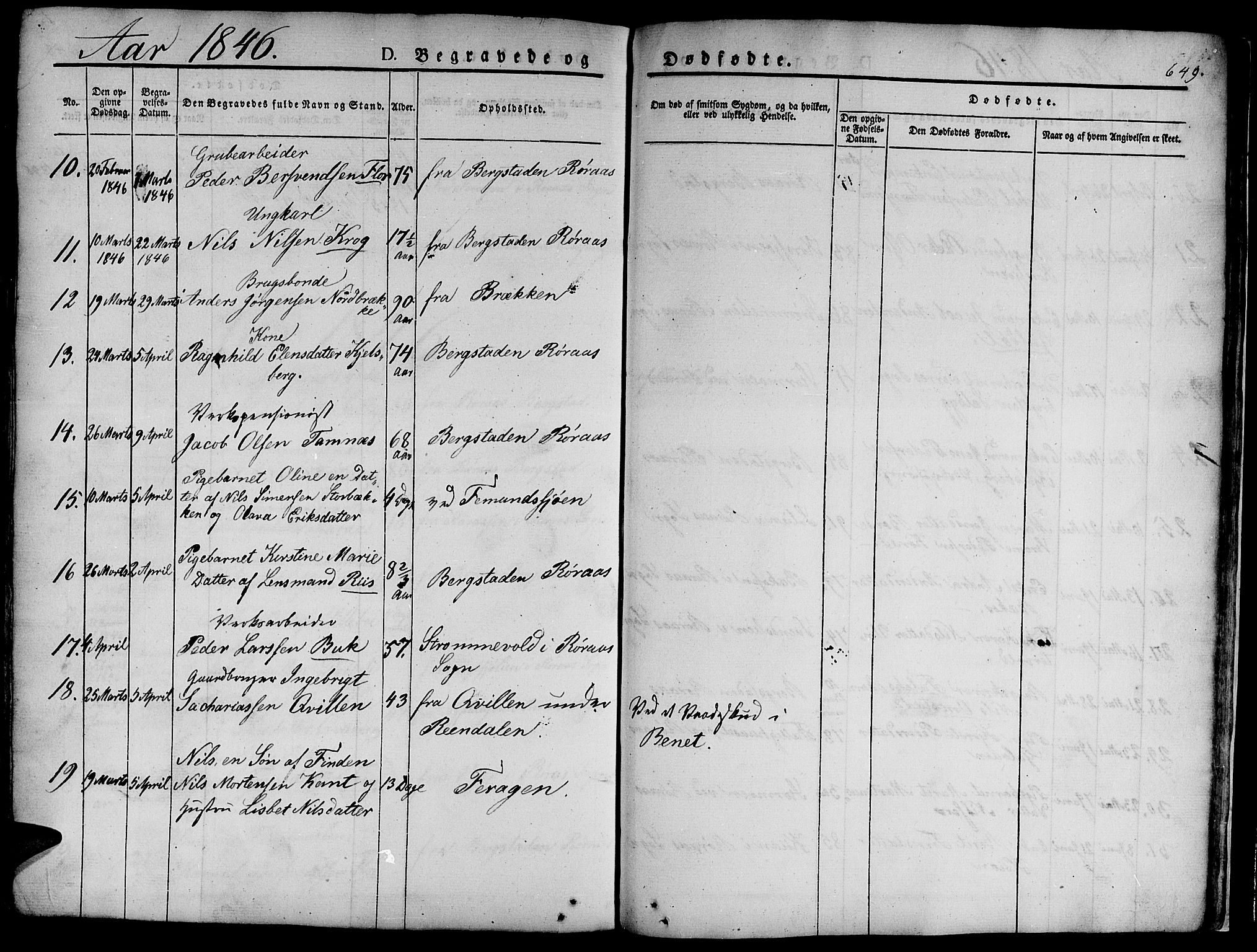 Ministerialprotokoller, klokkerbøker og fødselsregistre - Sør-Trøndelag, AV/SAT-A-1456/681/L0939: Parish register (copy) no. 681C03, 1829-1855, p. 649